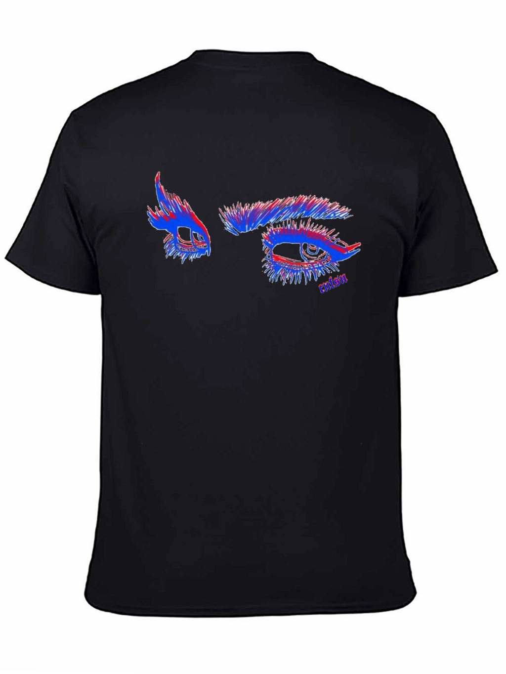 Artsy Eye Graphic Black T-Shirt