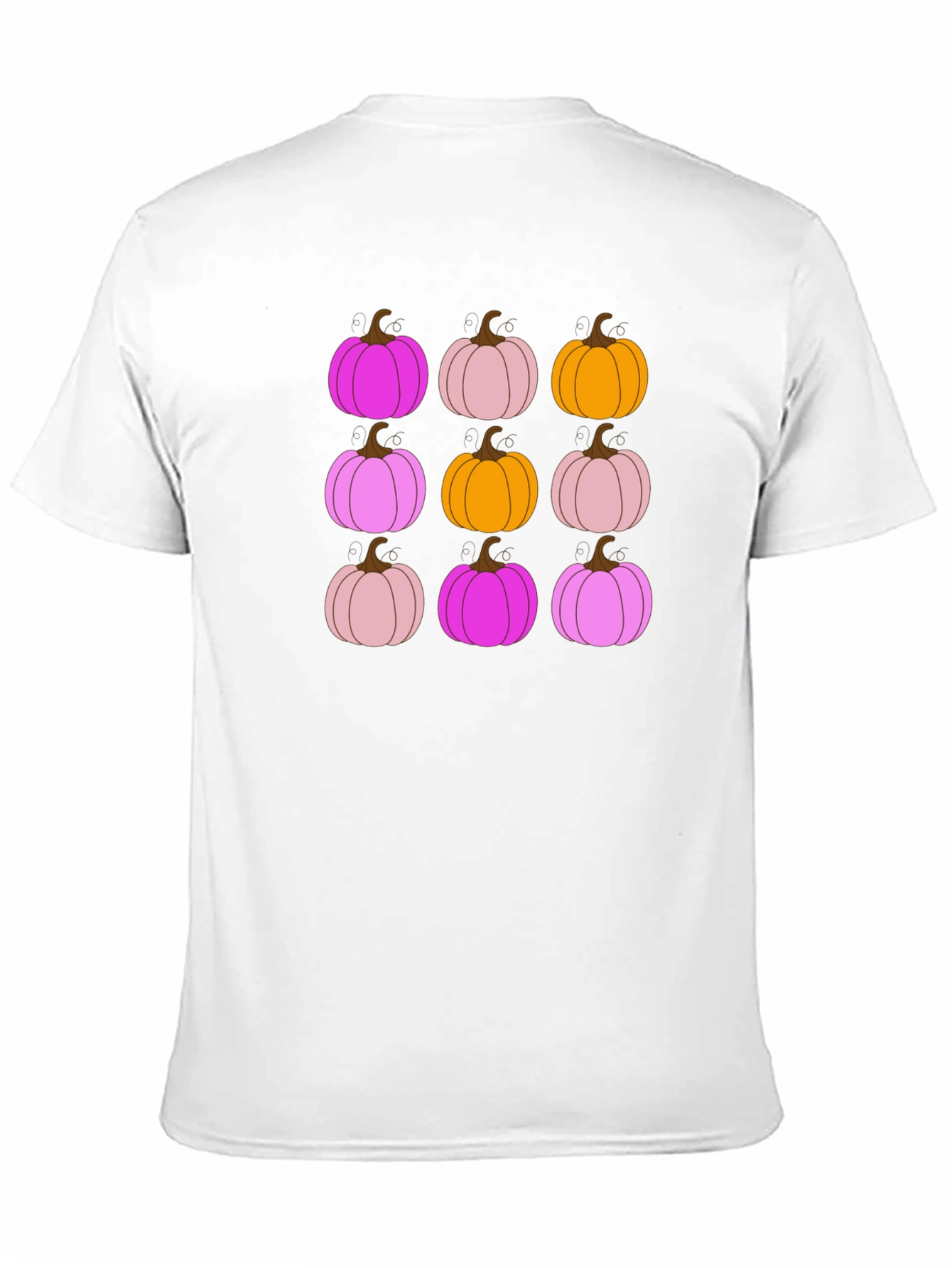 Funky Fall Pumpkin Pattern T-Shirt