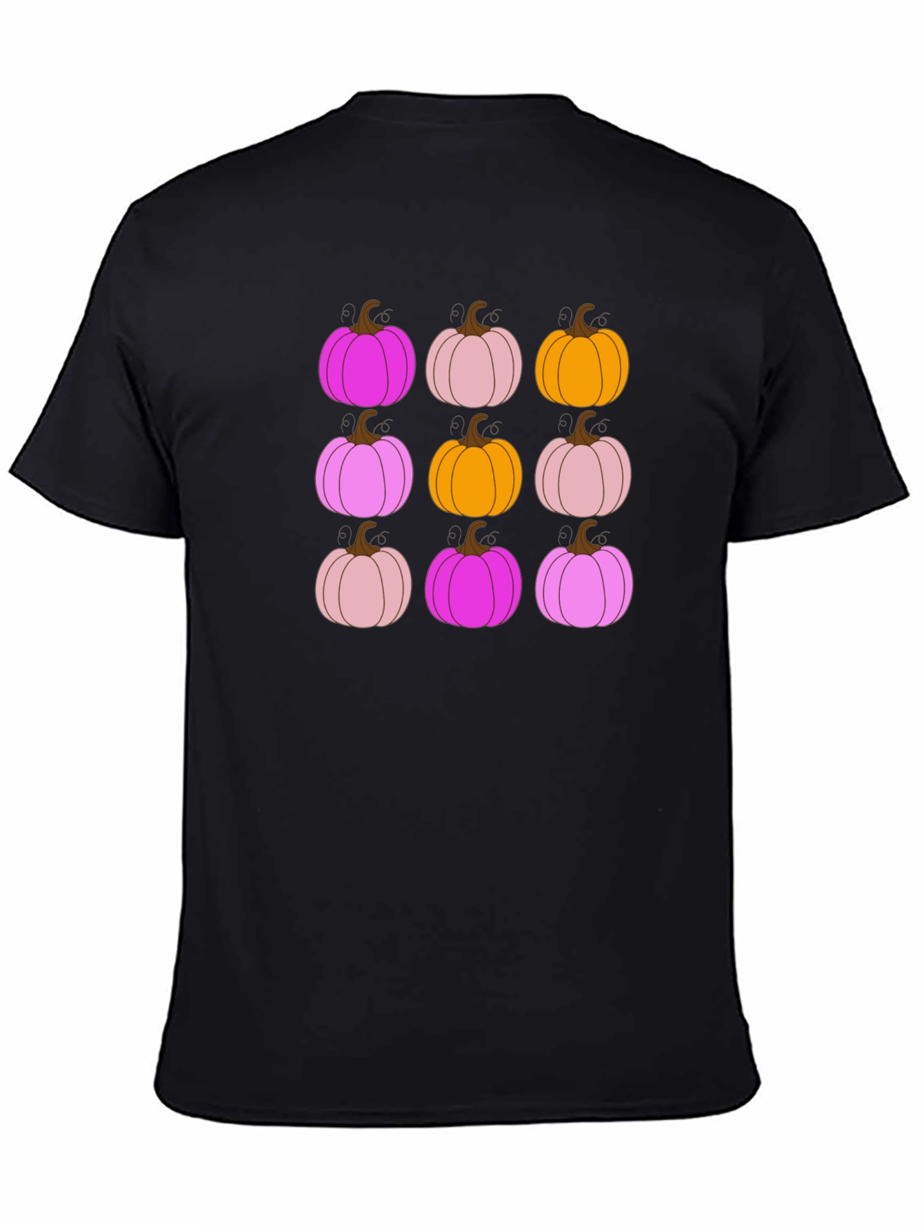 Funky Fall Pumpkin Pattern T-Shirt