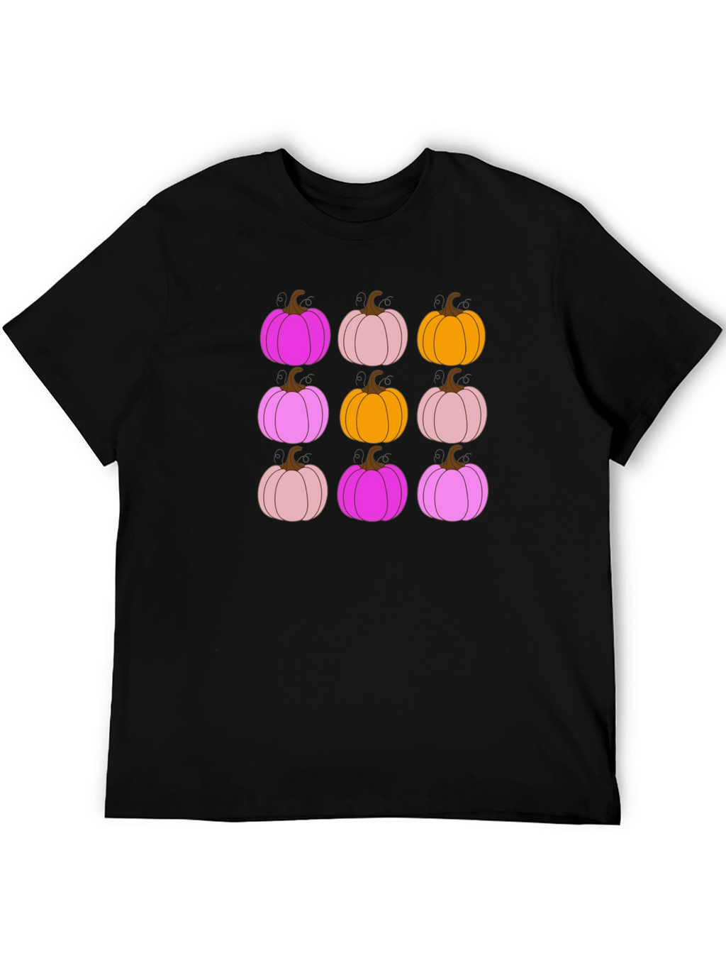 Funky Fall Pumpkin Pattern T-Shirt