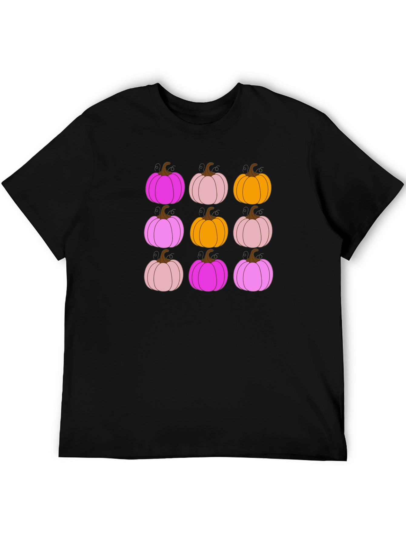 Funky Fall Pumpkin Pattern T-Shirt