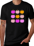 Funky Fall Pumpkin Pattern T-Shirt