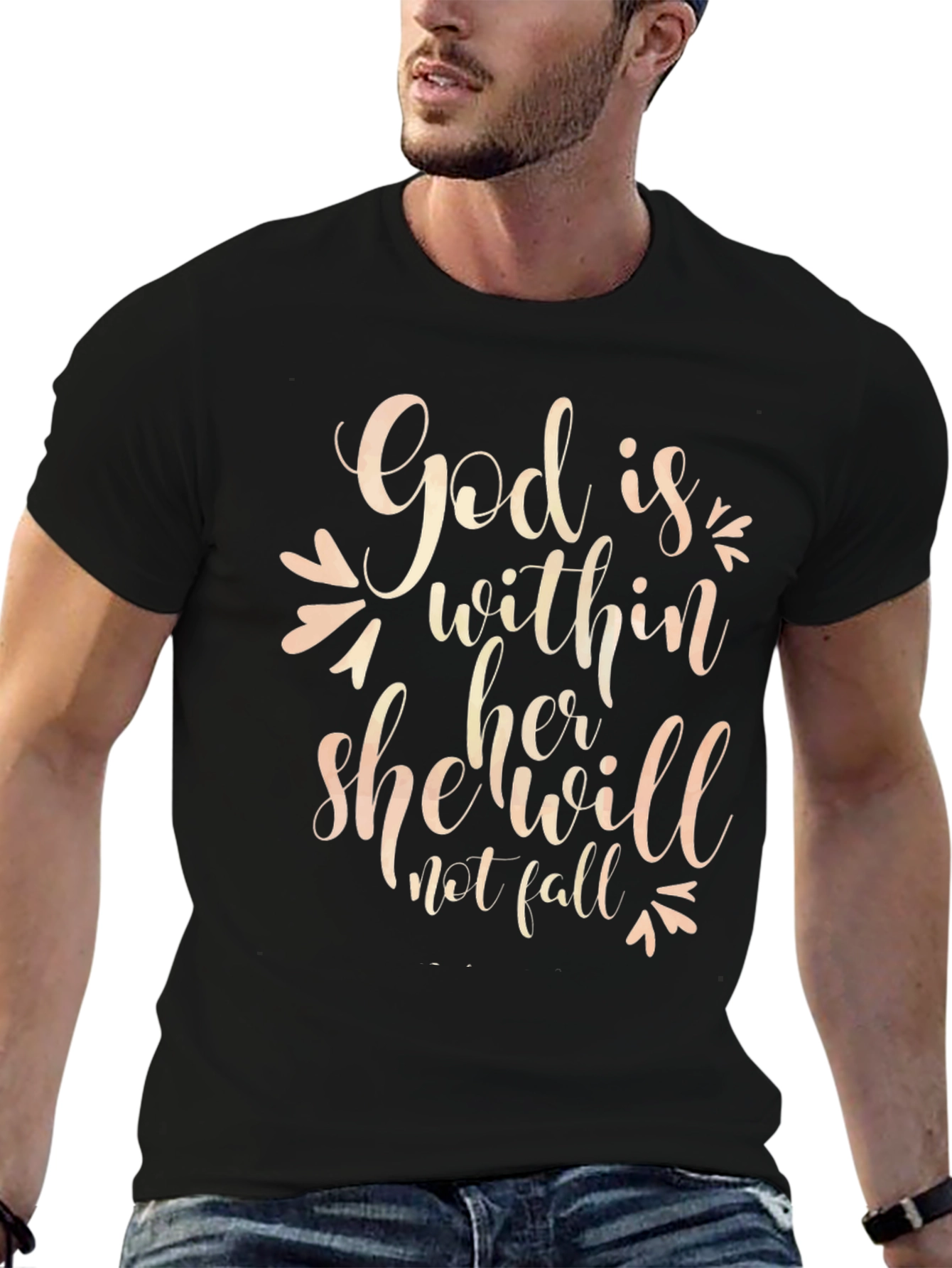 God Is Within Her Tee - Faith Based T-Shirt