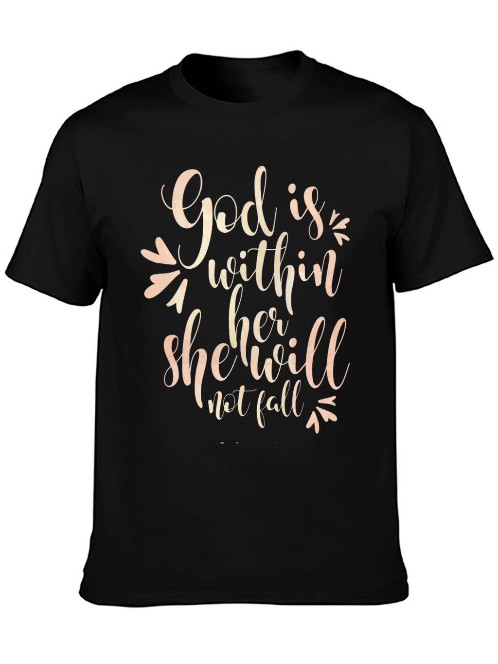 God Is Within Her Tee - Faith Based T-Shirt