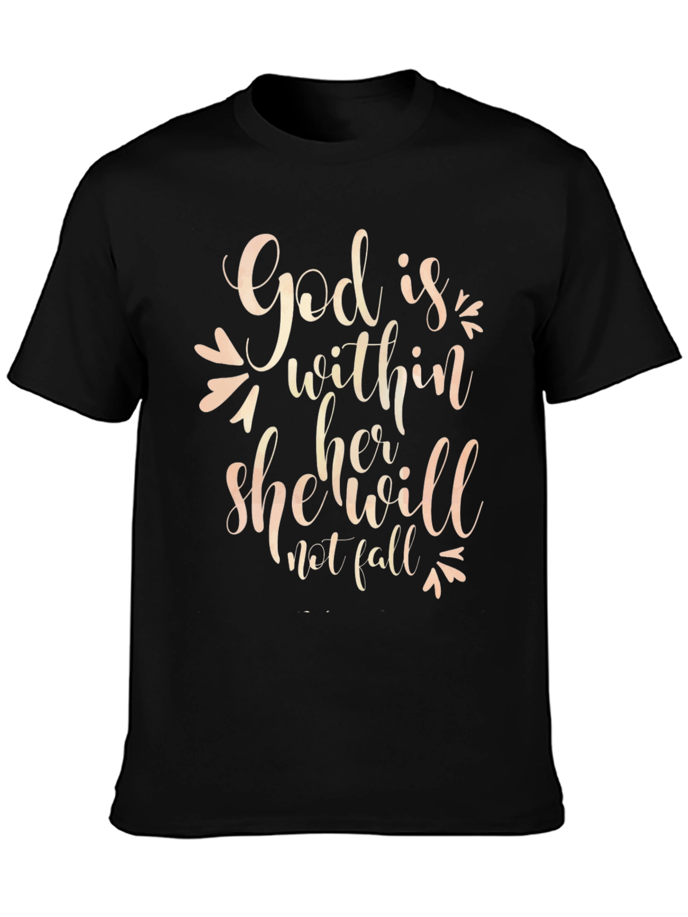 God Is Within Her Tee - Faith Based T-Shirt