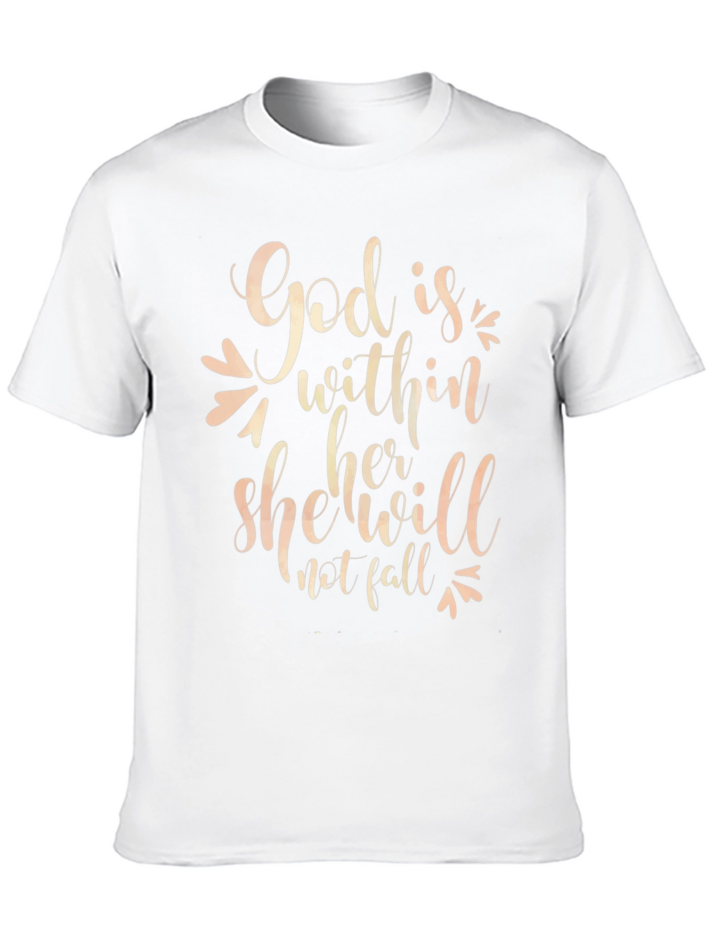 God Is Within Her Tee - Faith Based T-Shirt