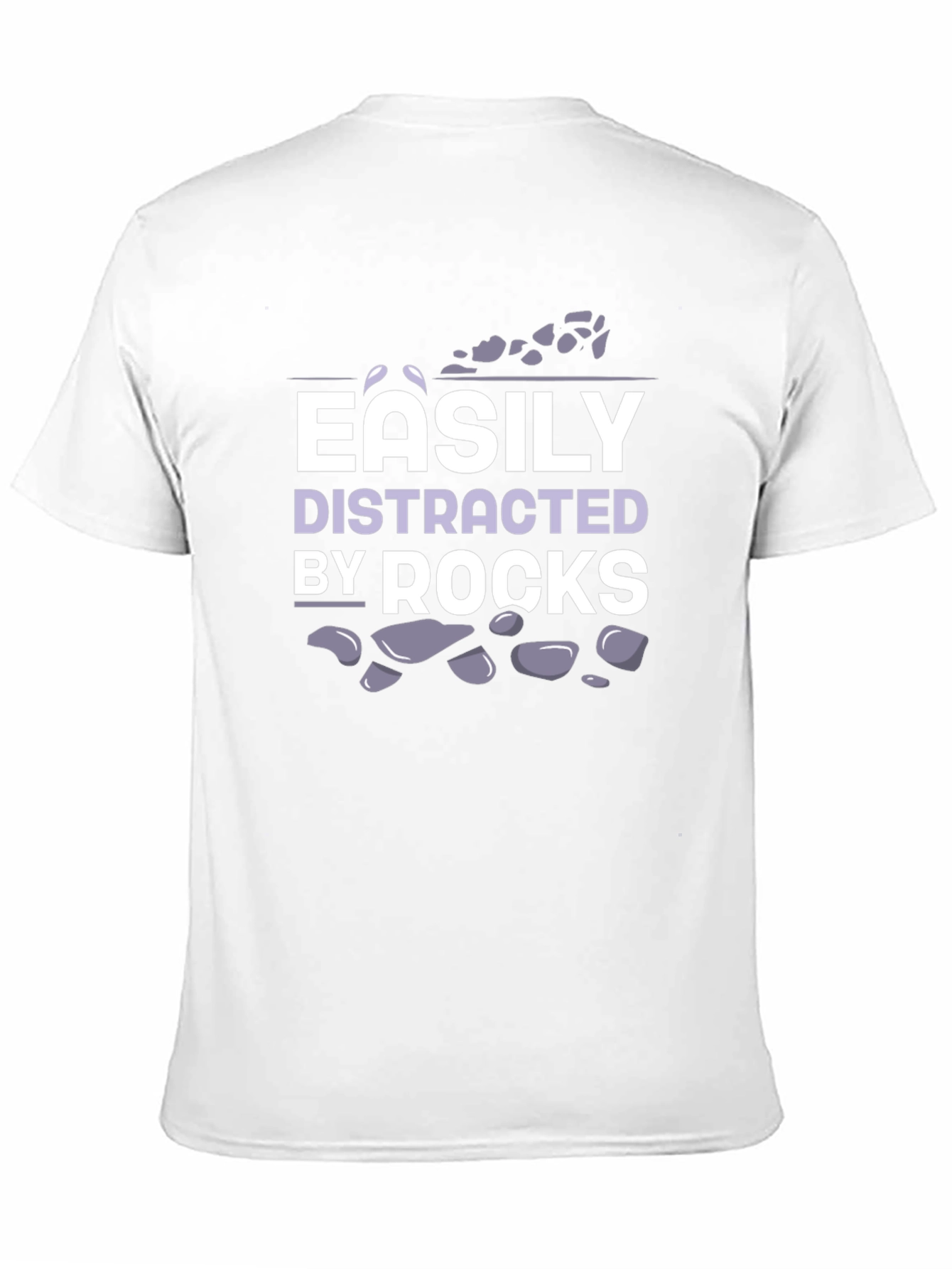 Easily Distracted by Rocks T-Shirt Funny Geologist Gift