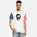 Vintage Skull with Retro Mustache