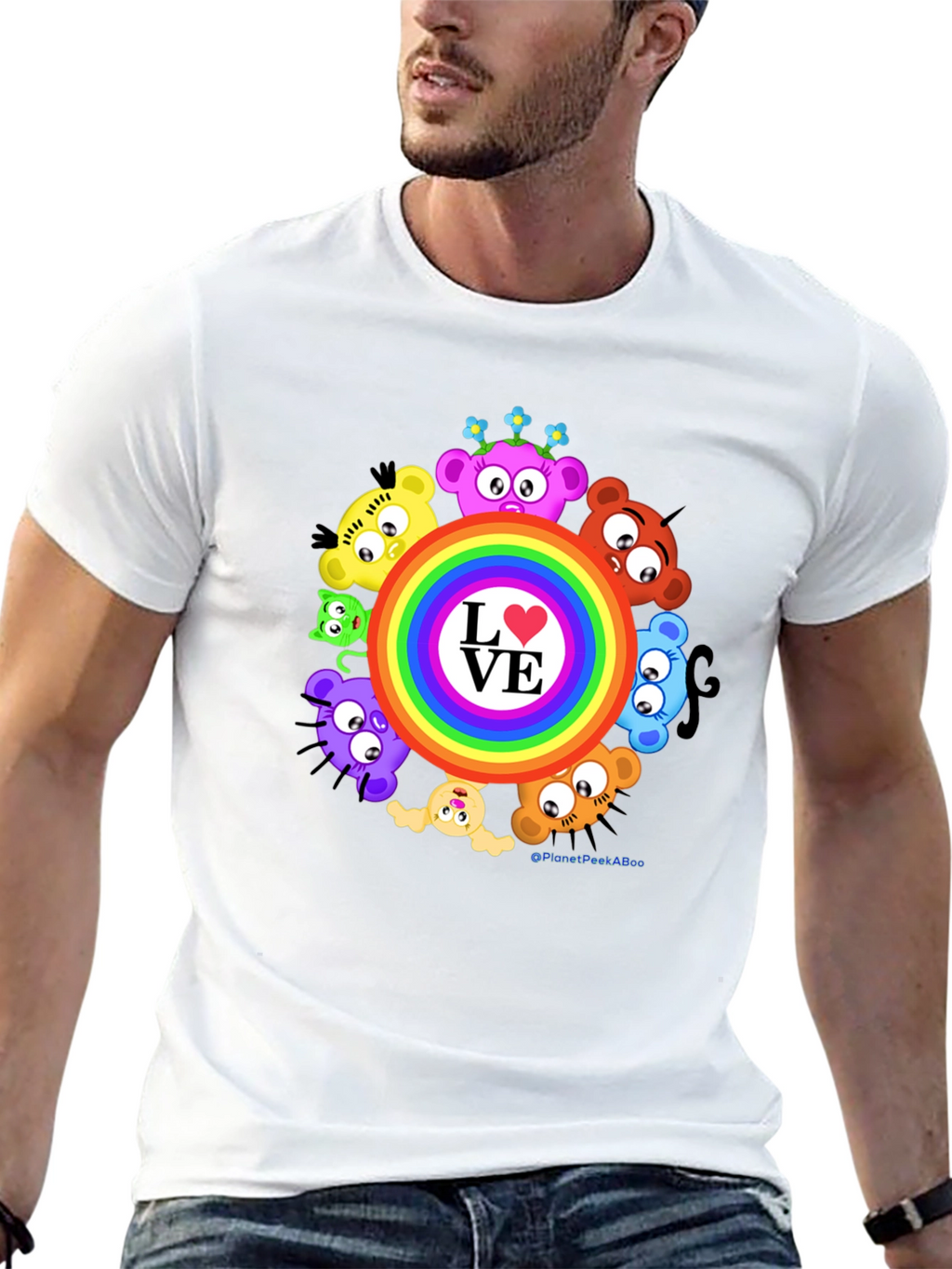 Love Rainbow Bear T-Shirt