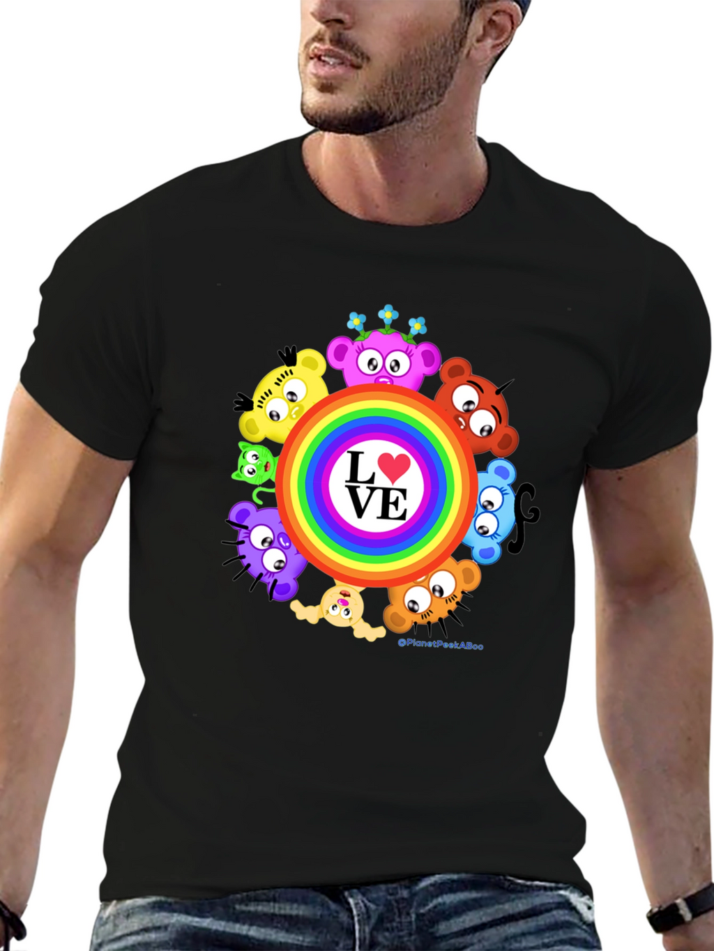 Love Rainbow Bear T-Shirt