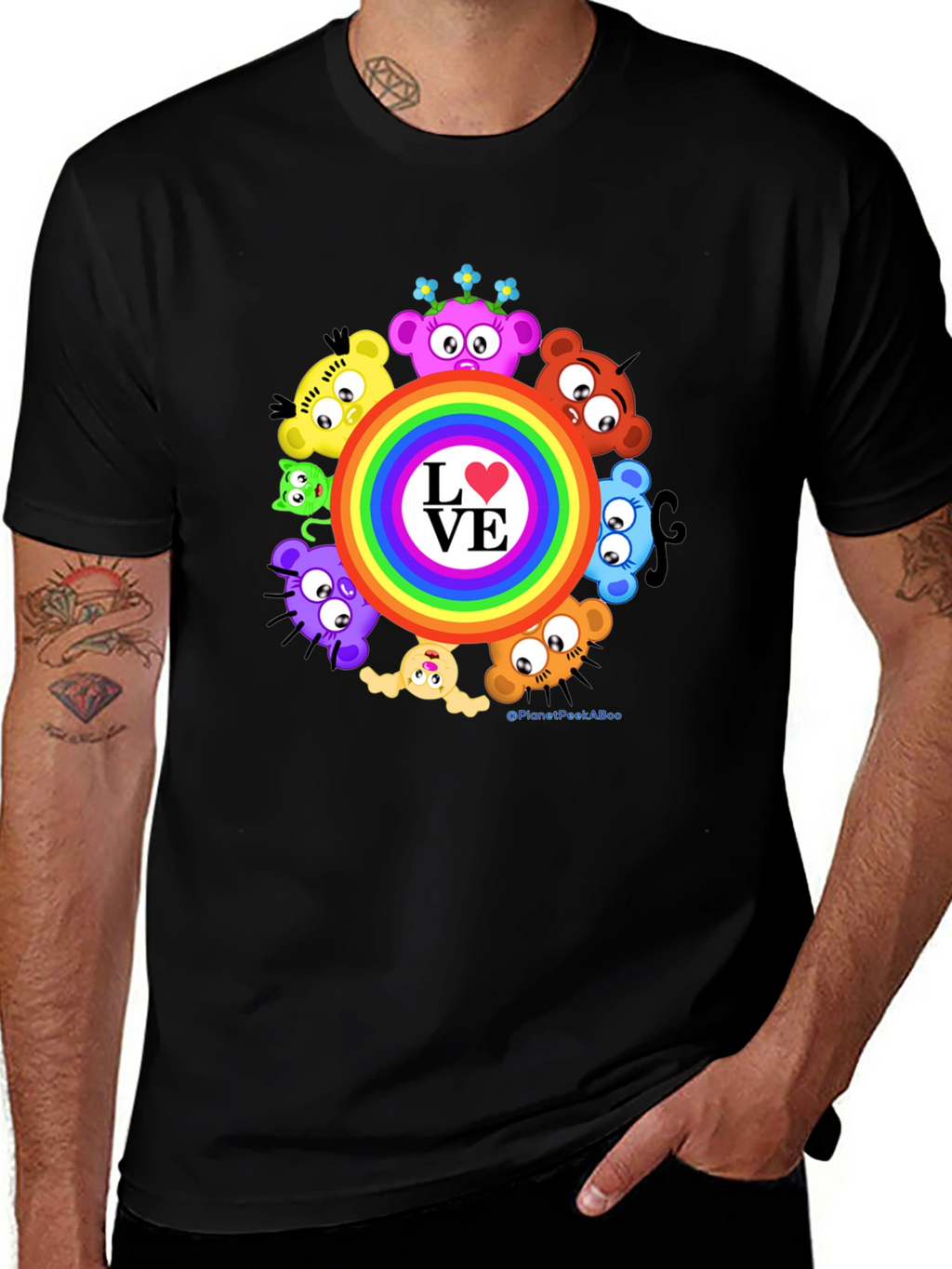 Love Rainbow Bear T-Shirt