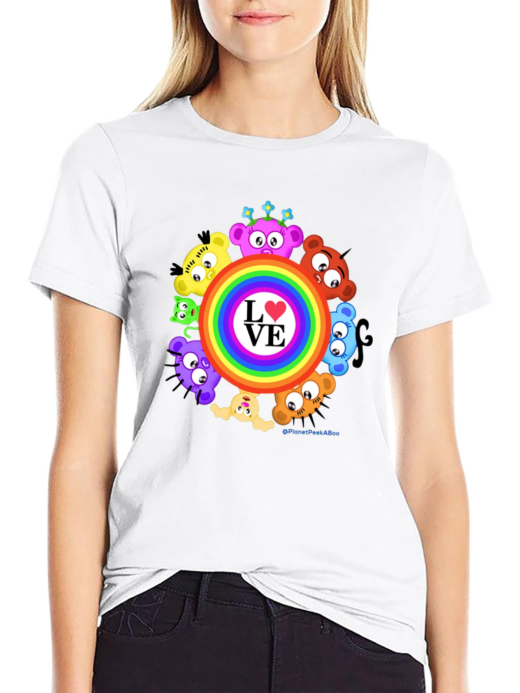 Love Rainbow Bear T-Shirt