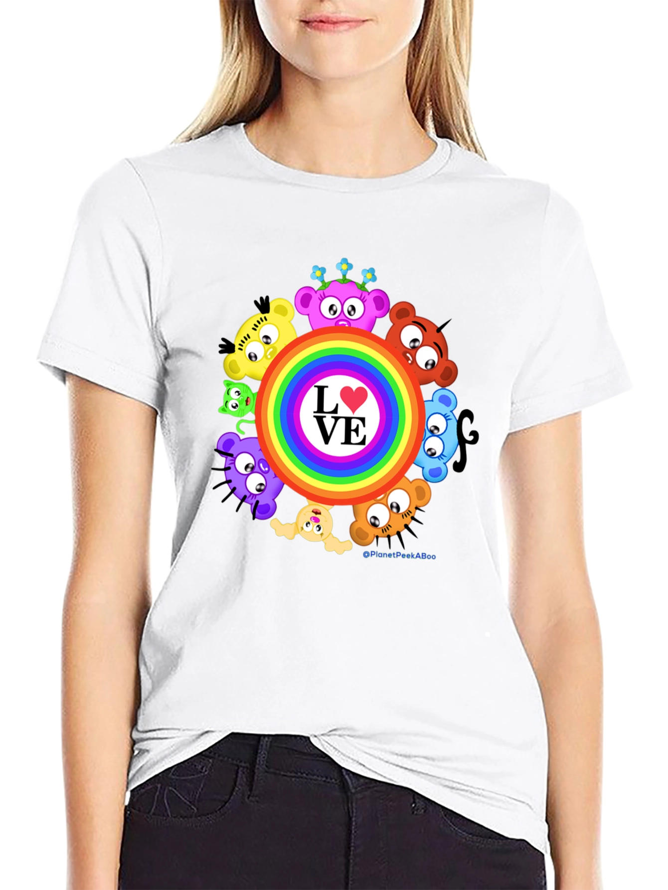 Love Rainbow Bear T-Shirt