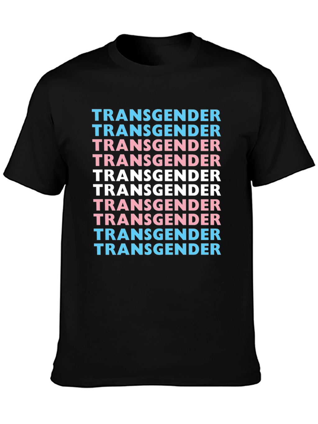 Transgender Pride T-Shirt - Bold Text Design