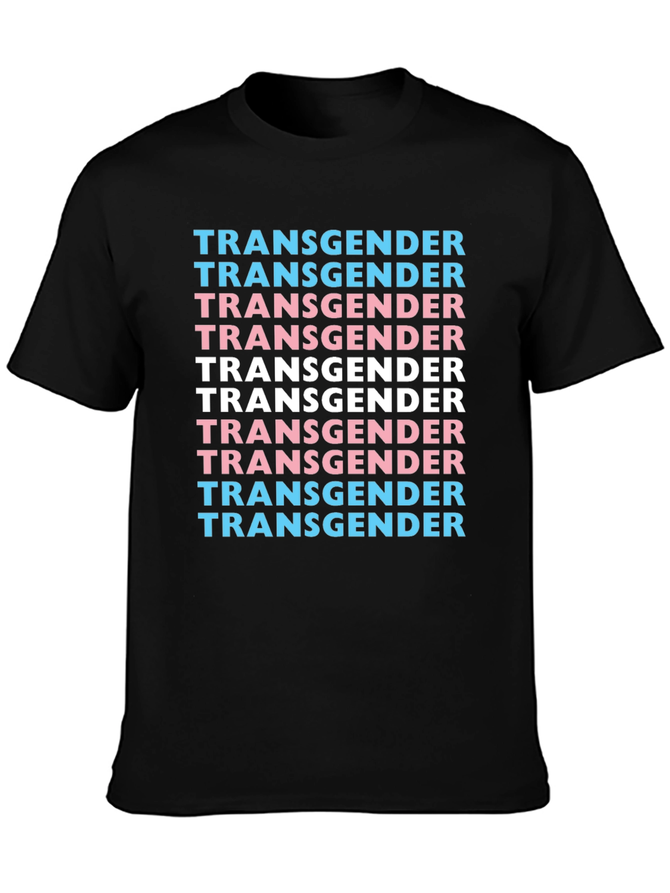 Transgender Pride T-Shirt - Bold Text Design