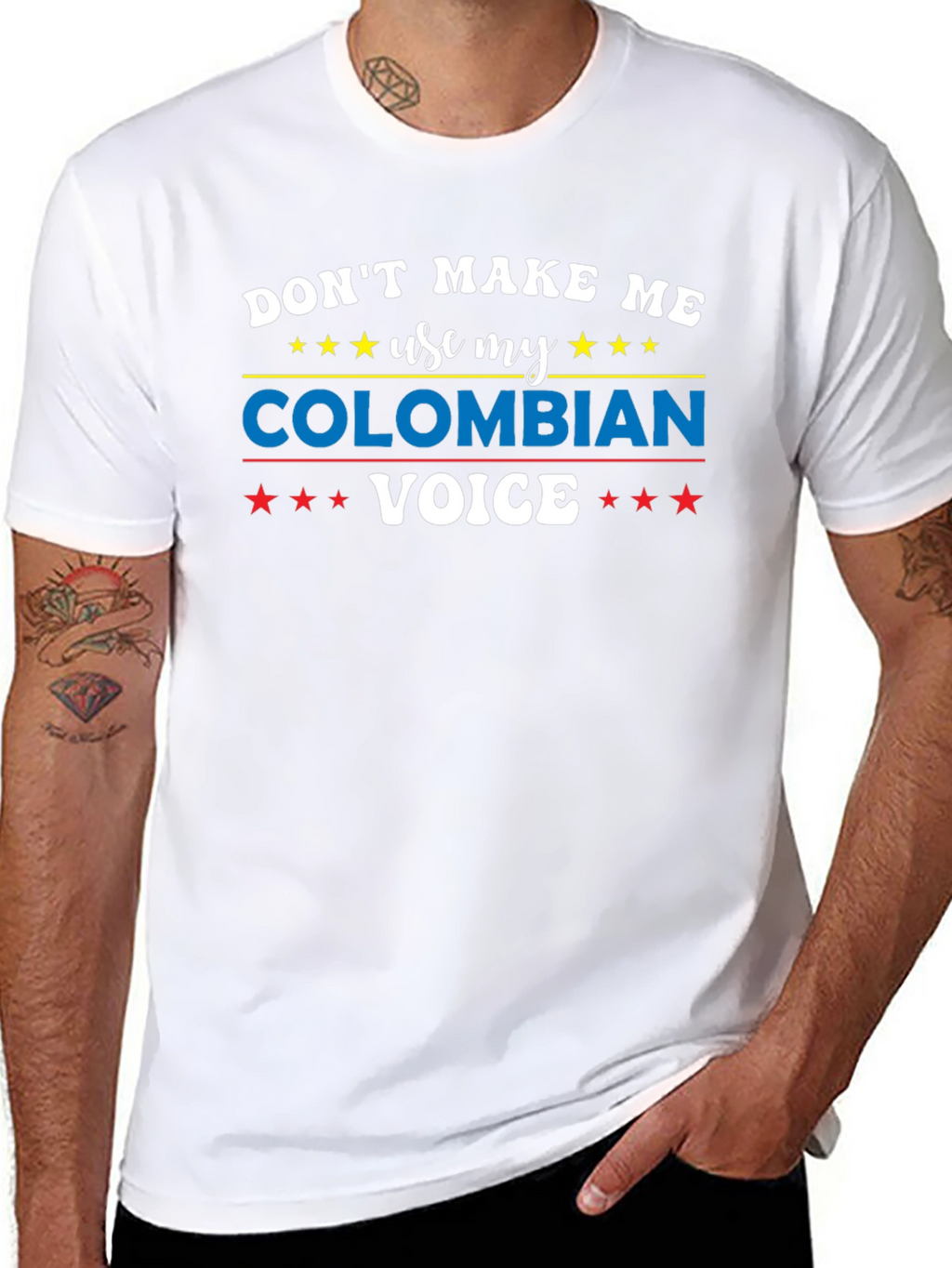 Colombian Voice T-Shirt - Funny Graphic Tee