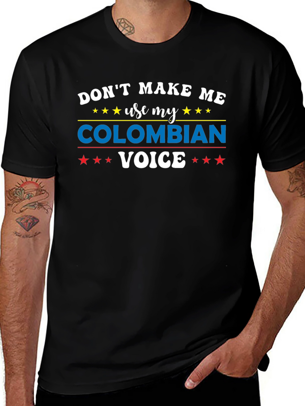 Colombian Voice T-Shirt - Funny Graphic Tee