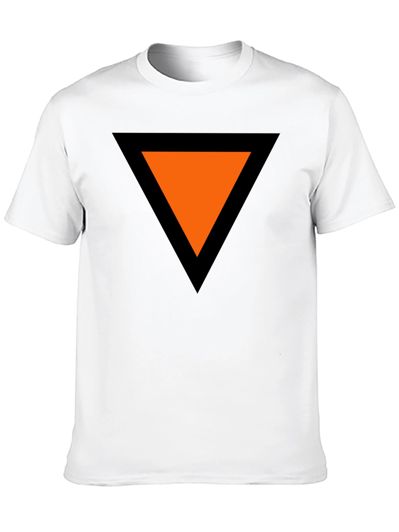 Bold Triangle Graphic Tee - Modern Casual Style