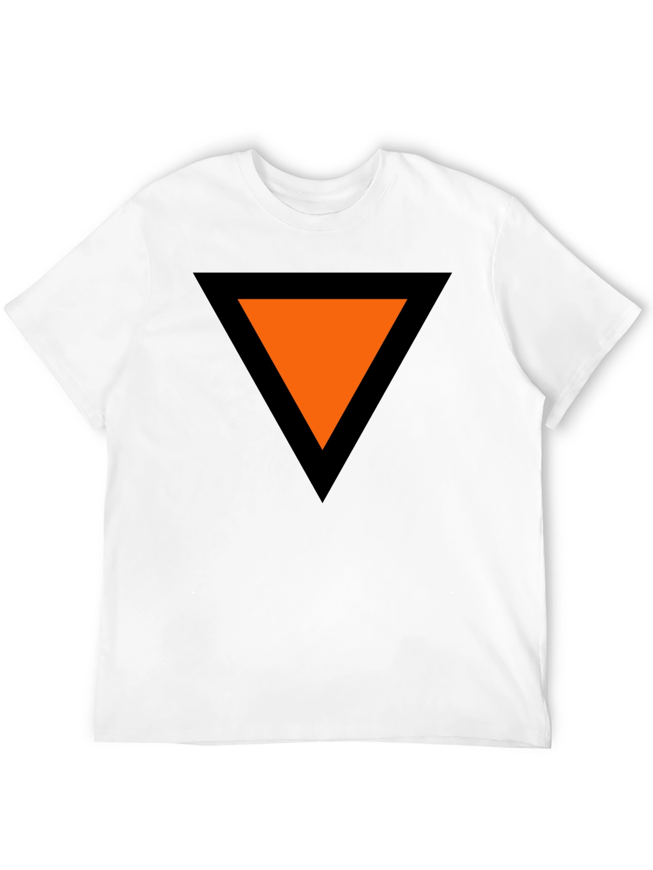 Bold Triangle Graphic Tee - Modern Casual Style
