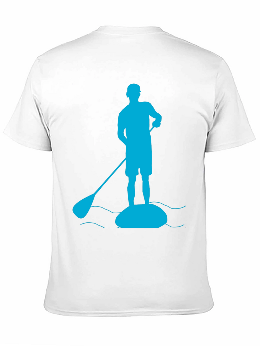 Paddle Boarding T-Shirt - Mens Black Tee