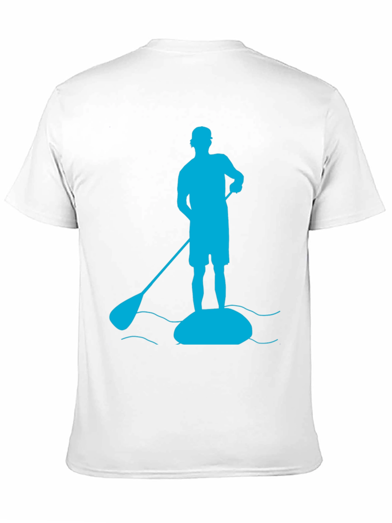 Paddle Boarding T-Shirt - Mens Black Tee