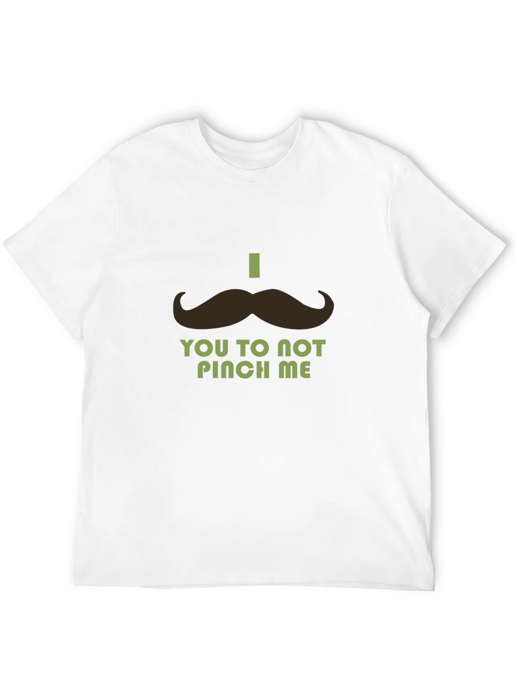 St. Patricks Day Mustache T-Shirt - Dont Pinch