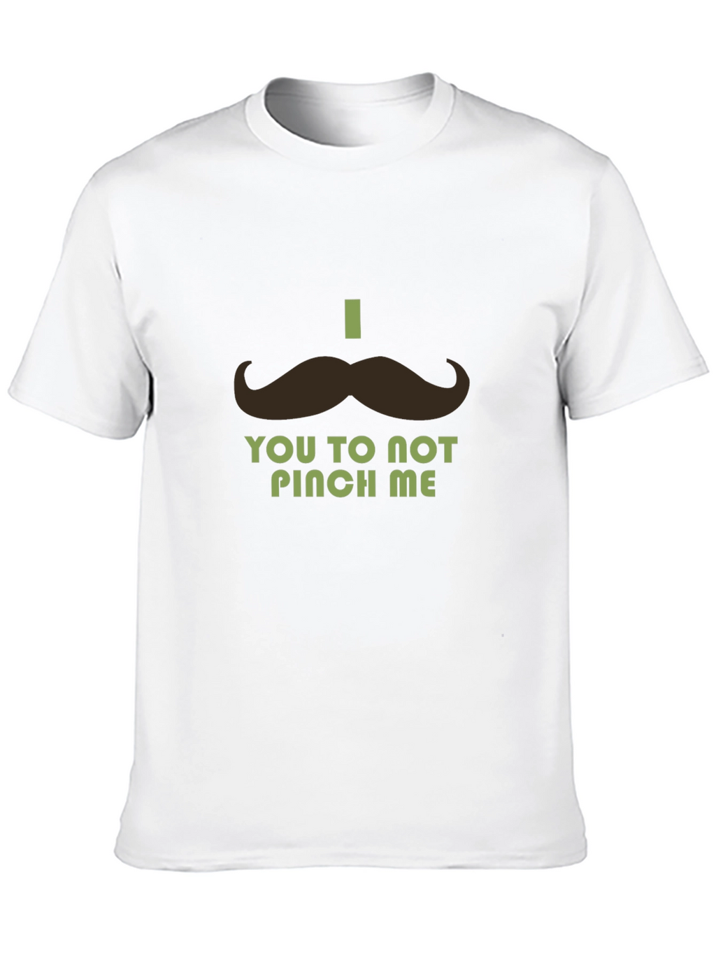 St. Patricks Day Mustache T-Shirt - Dont Pinch