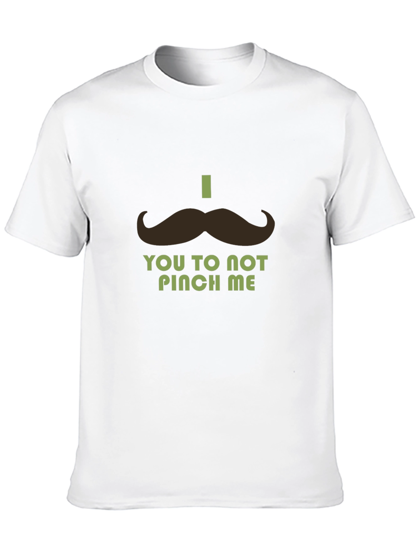 St. Patricks Day Mustache T-Shirt - Dont Pinch