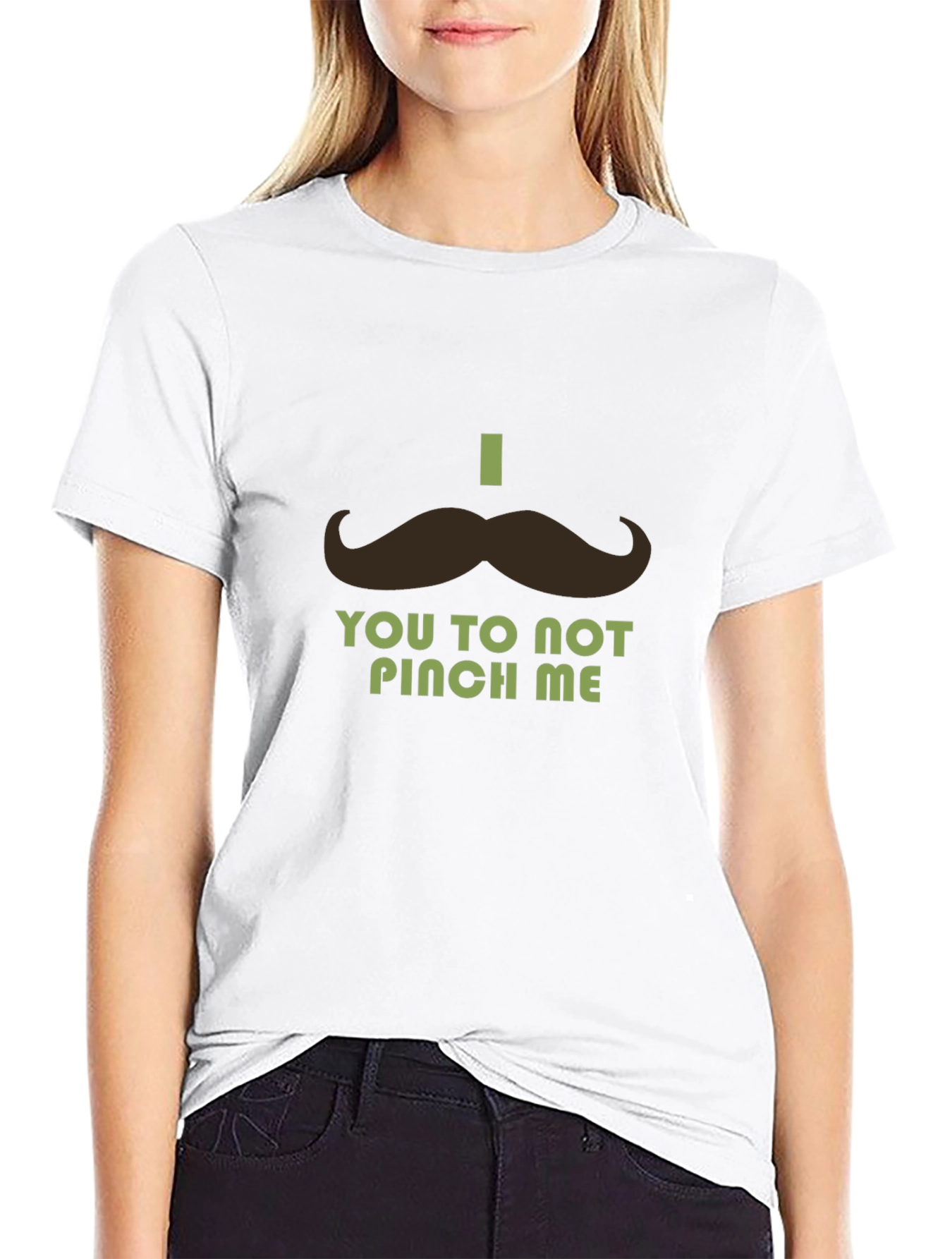 St. Patricks Day Mustache T-Shirt - Dont Pinch