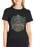 Life Is Beautiful T-Shirt - Summer Vibes
