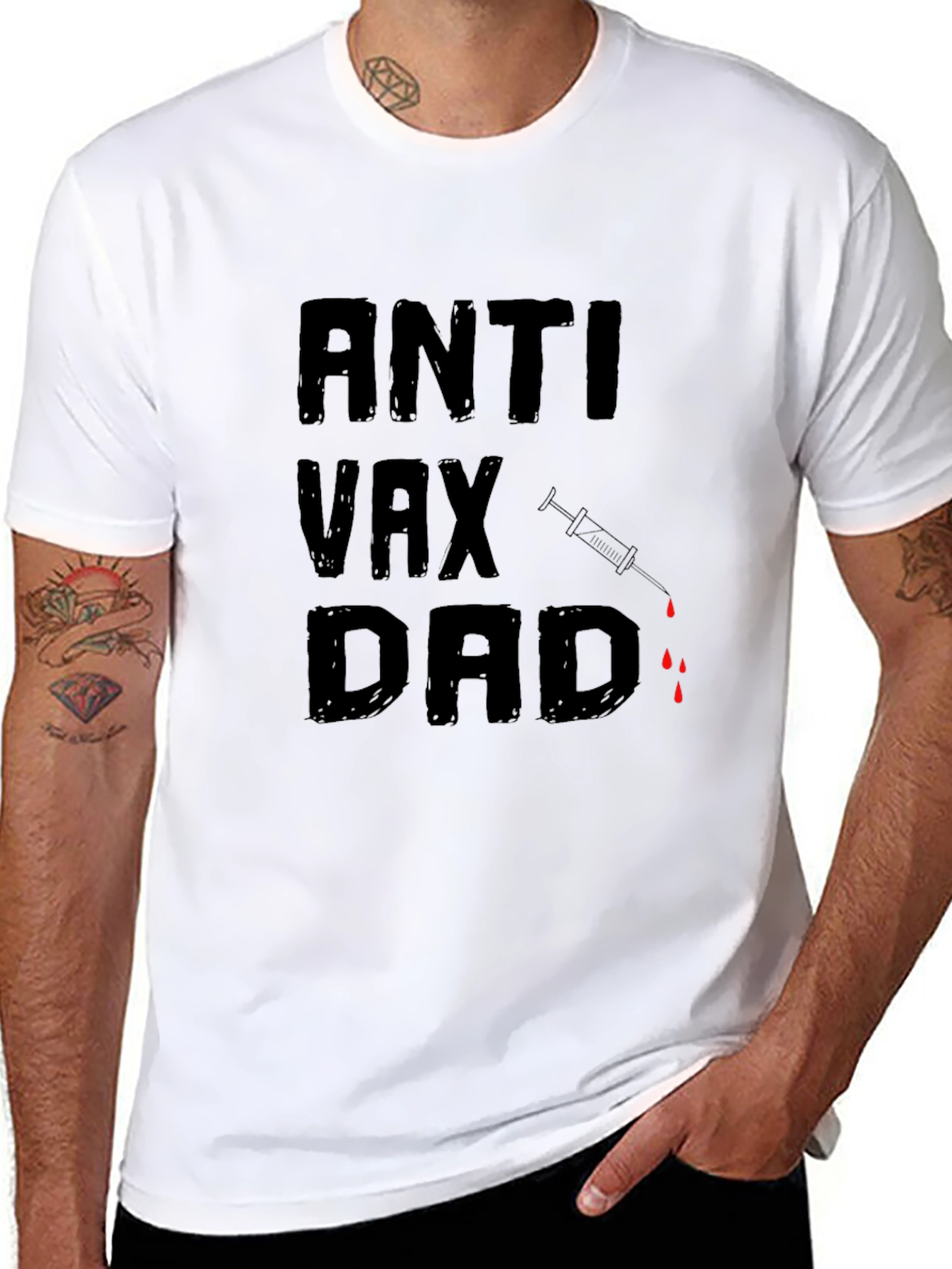Anti Vax Dad T-Shirt