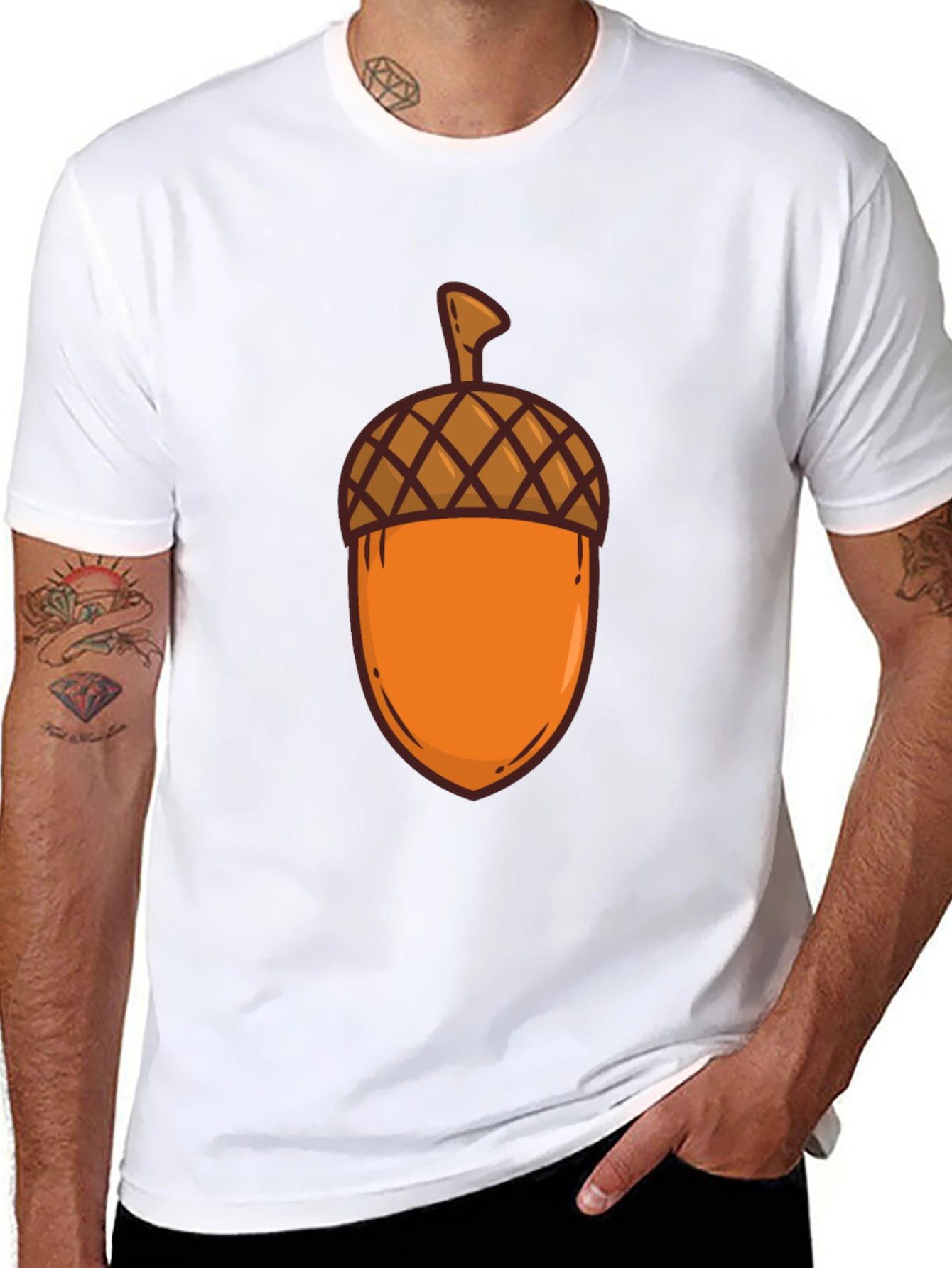 Acorn Graphic Tee - Fall Inspired T-Shirt
