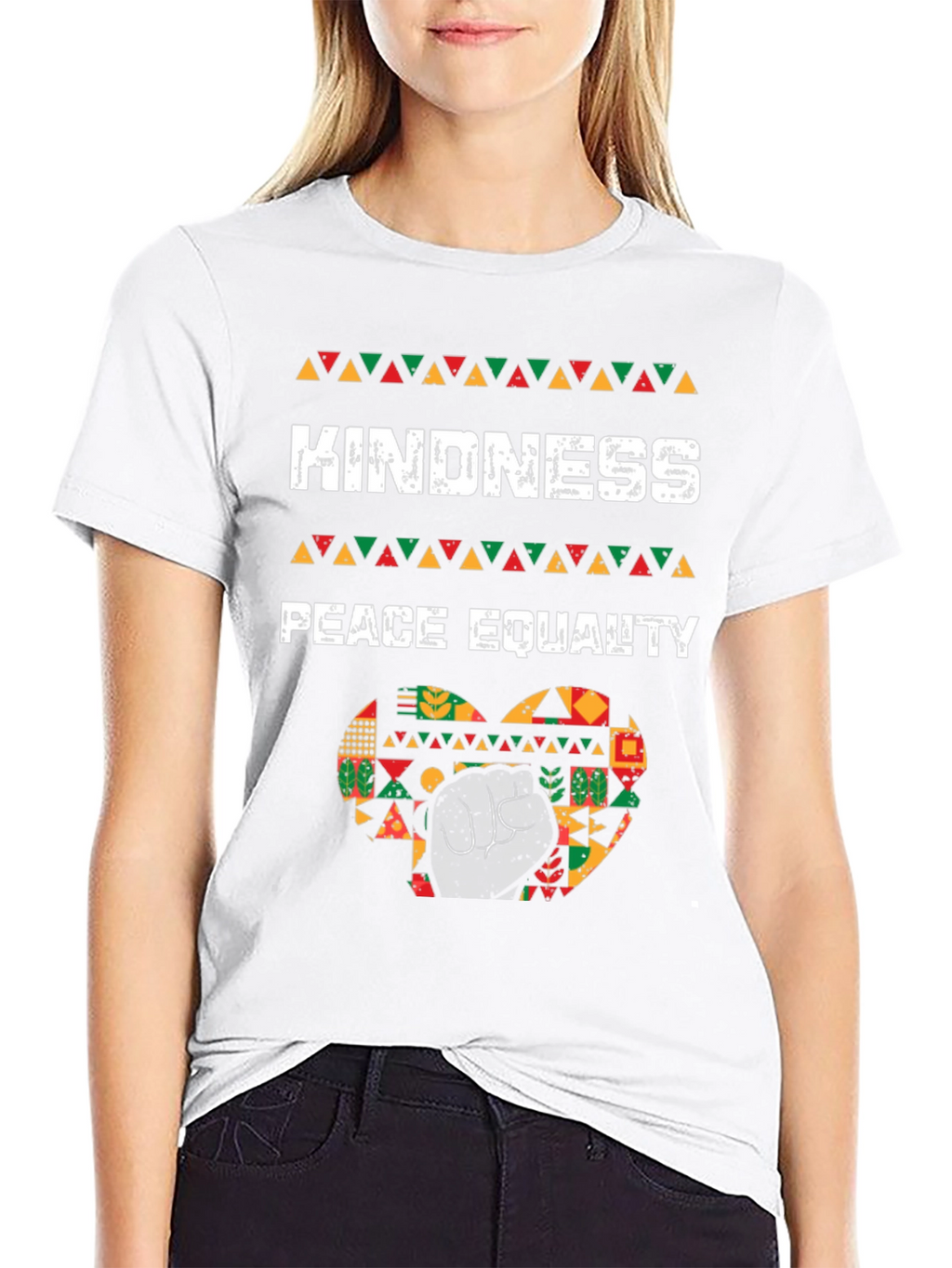 Kindness Peace Equality T-Shirt Black History