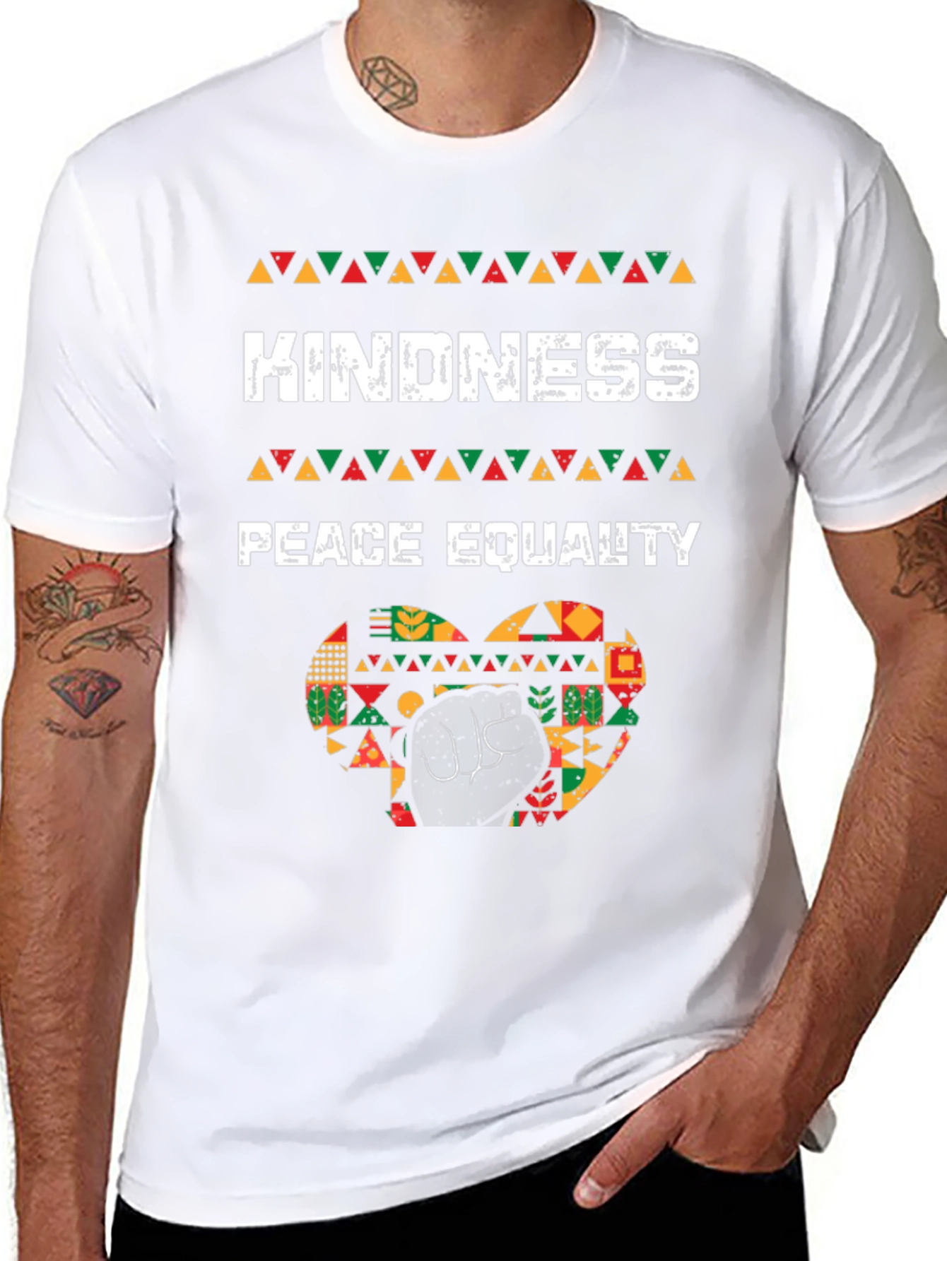 Kindness Peace Equality T-Shirt Black History