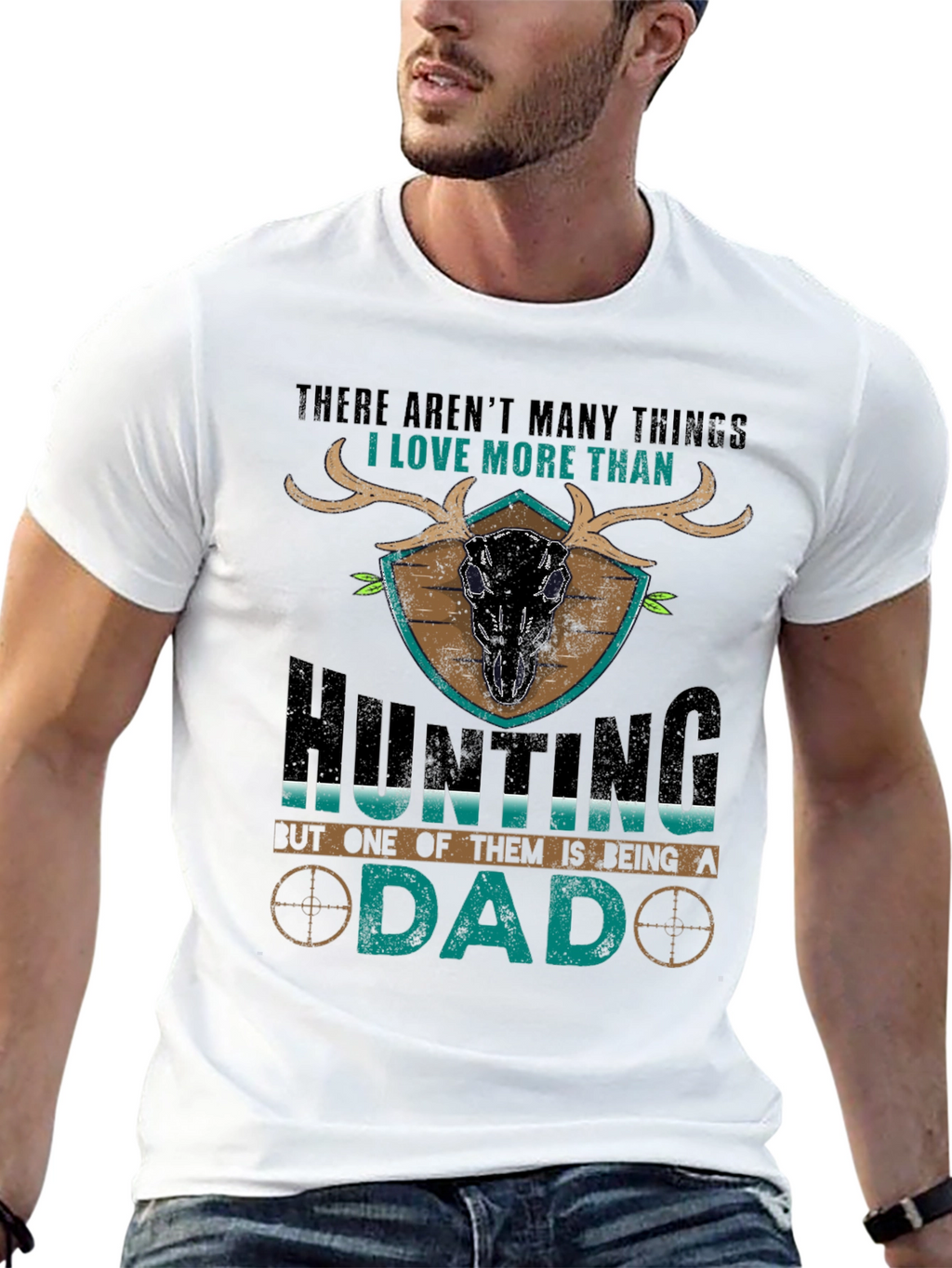 Hunting Dad T-Shirt - Gift for Hunters