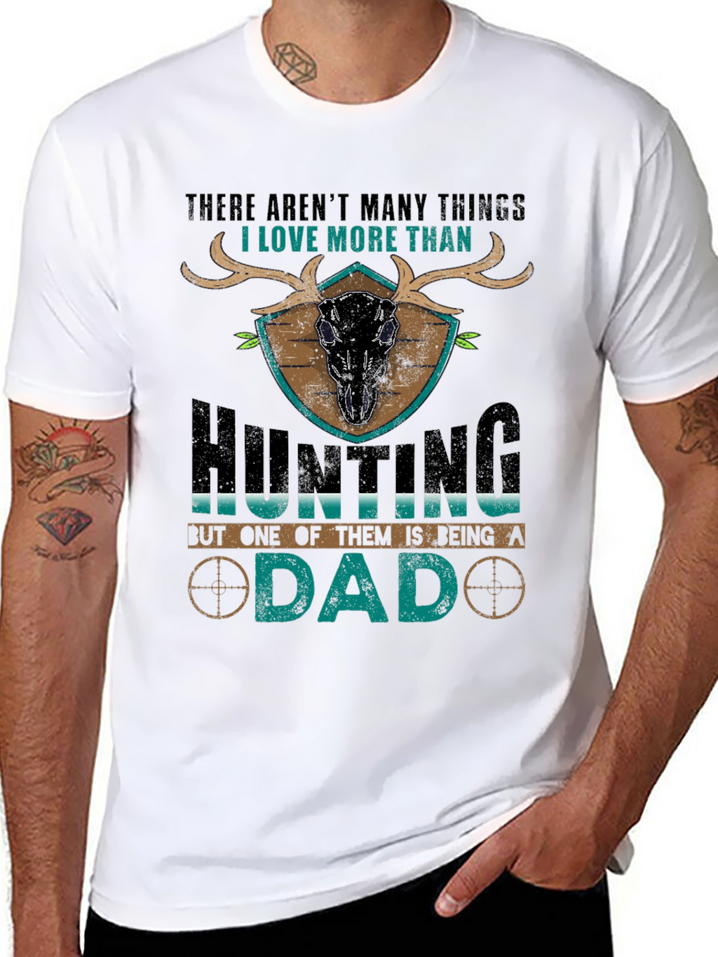 Hunting Dad T-Shirt - Gift for Hunters