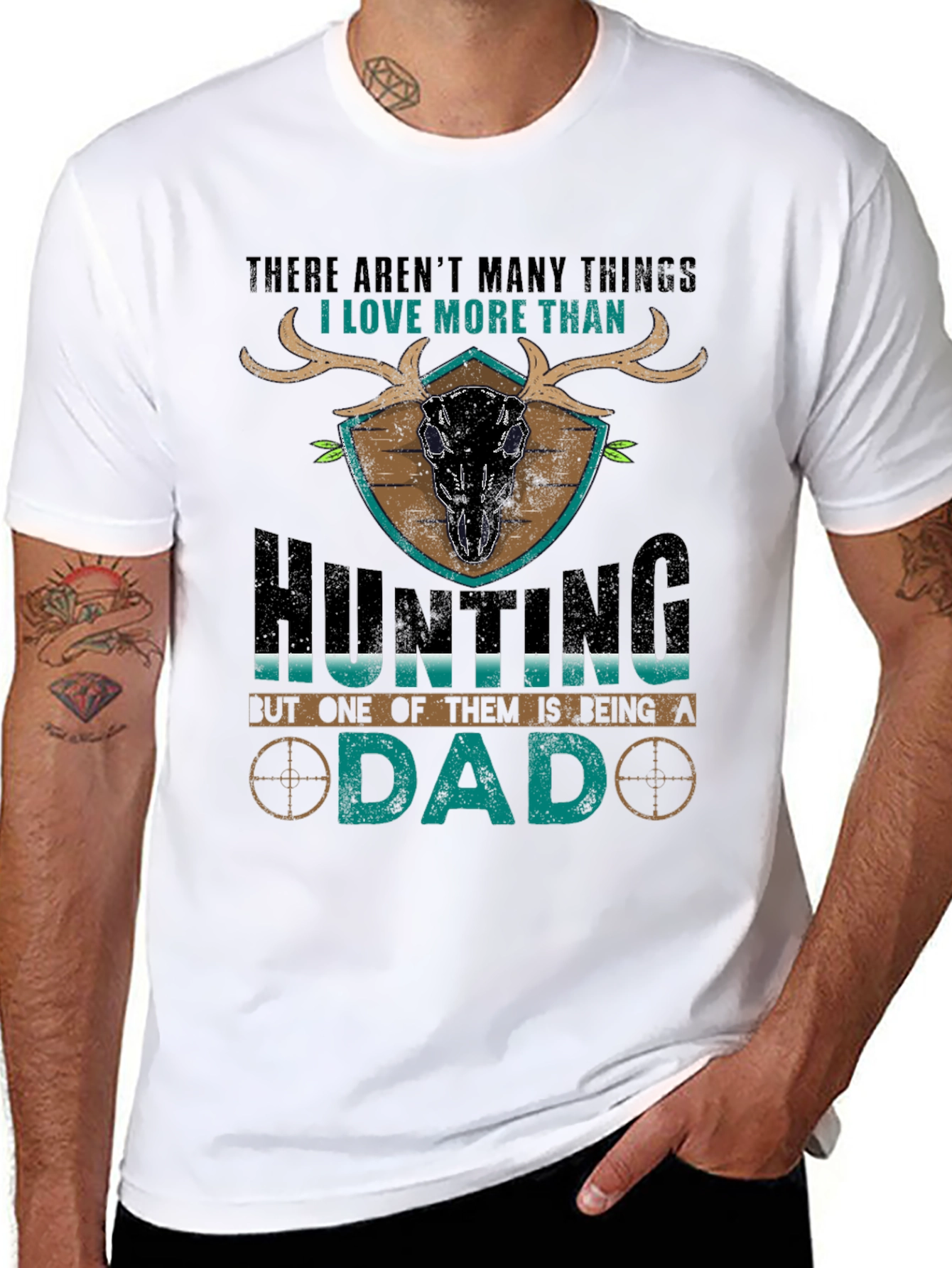 Hunting Dad T-Shirt - Gift for Hunters