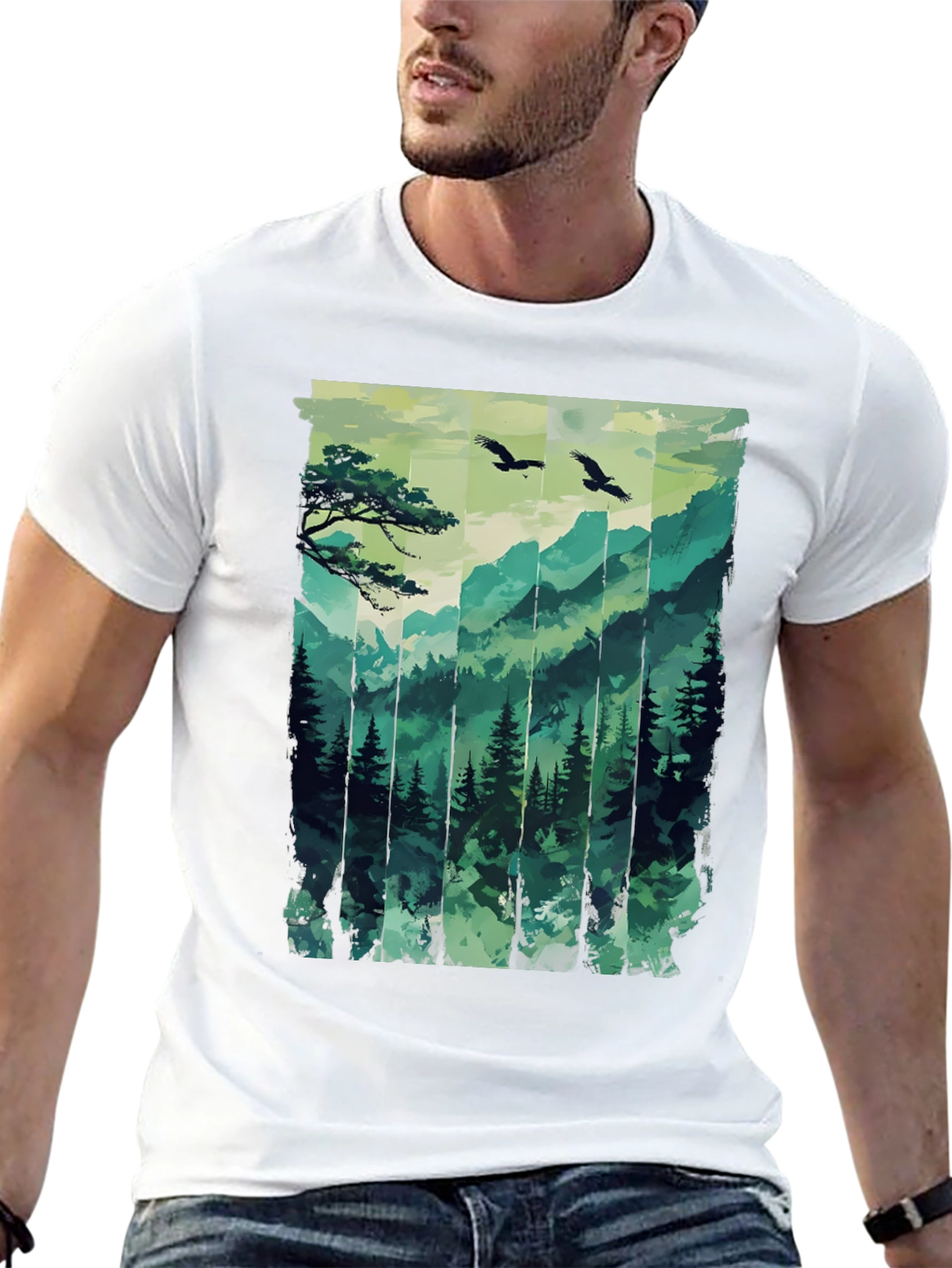 Natures Vista Mens Graphic Tee