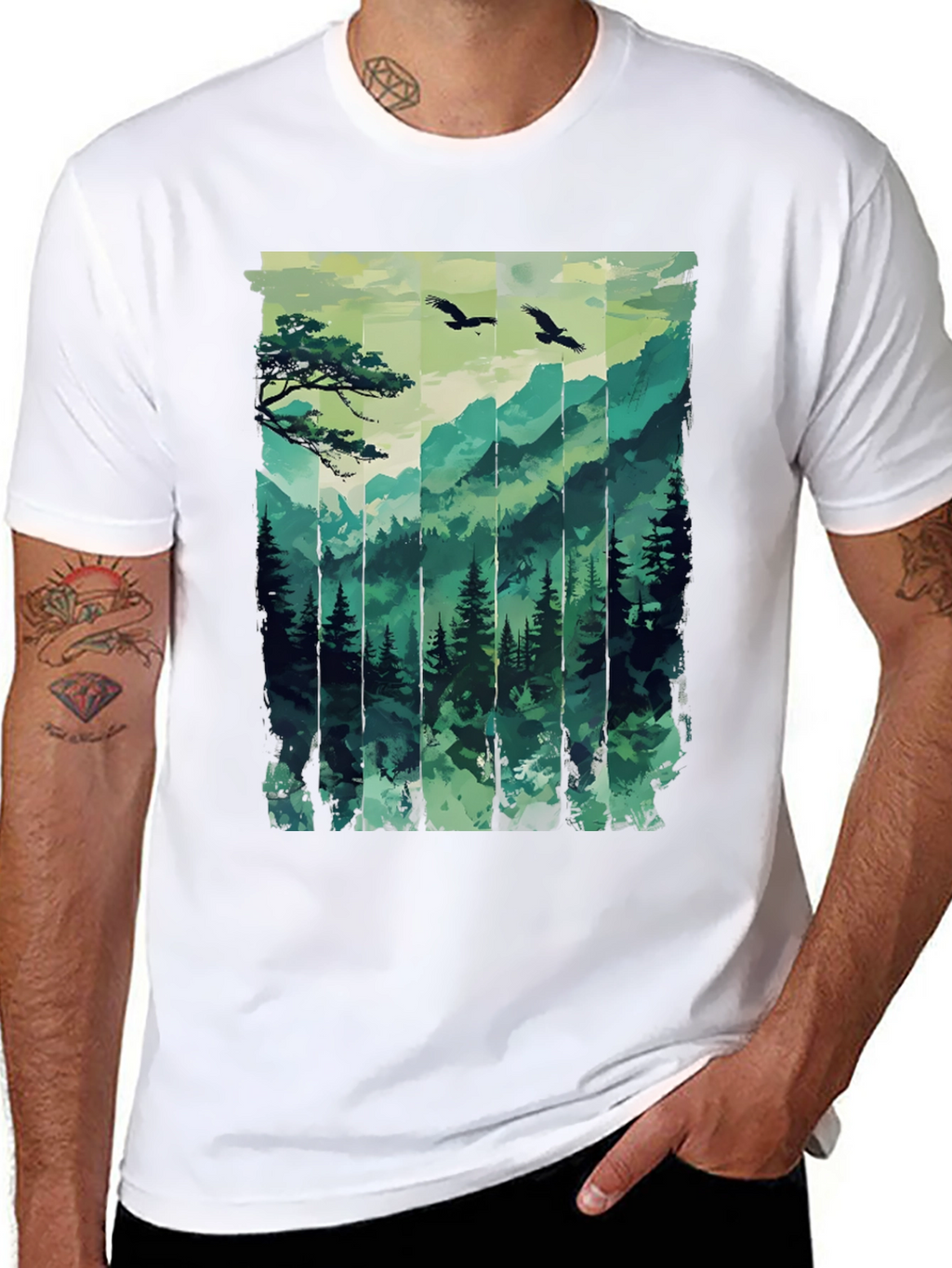 Natures Vista Mens Graphic Tee
