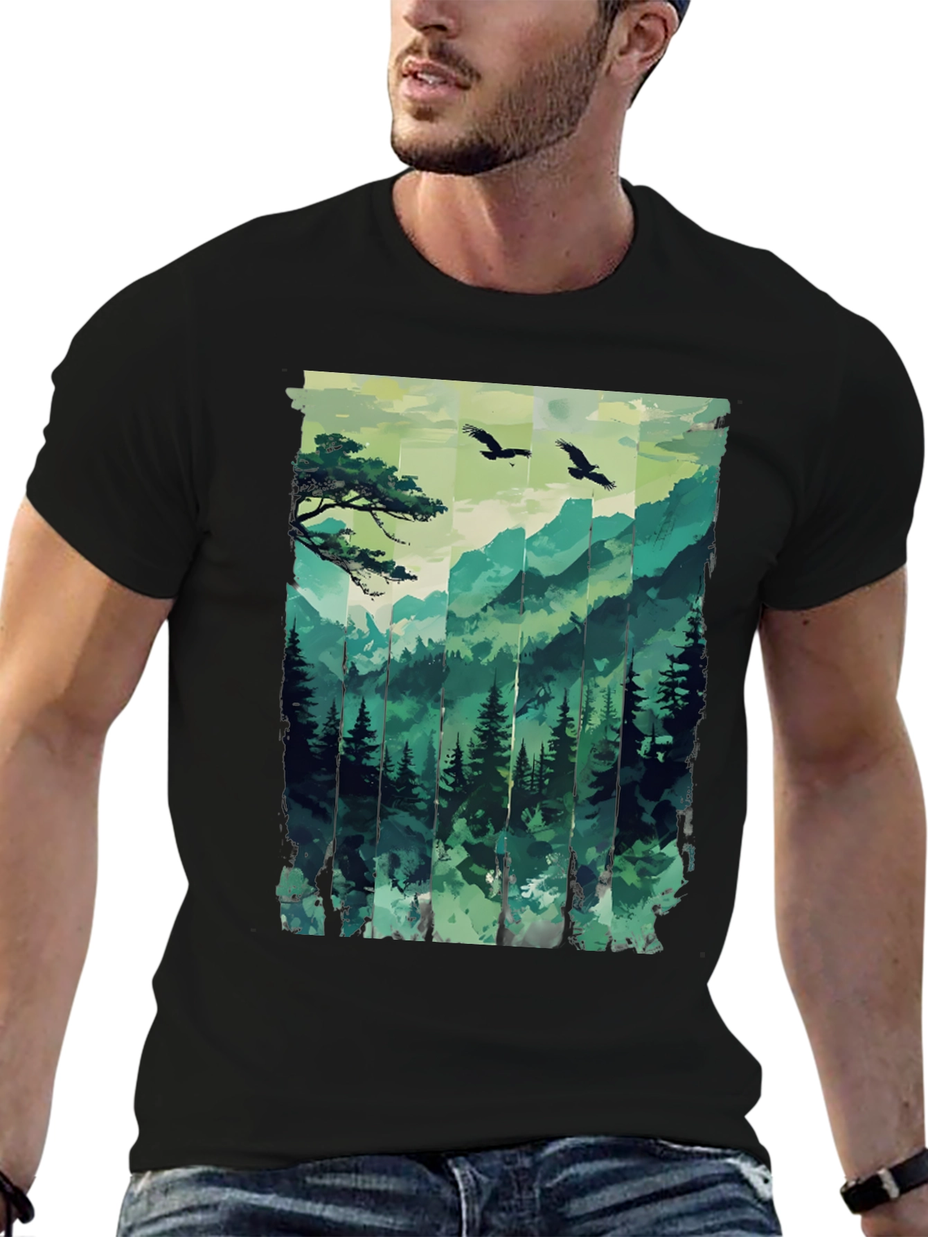 Natures Vista Mens Graphic Tee
