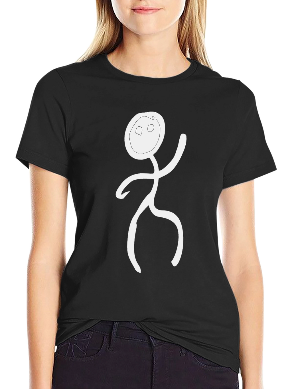 Funny Stick Figure Graphic T-Shirt