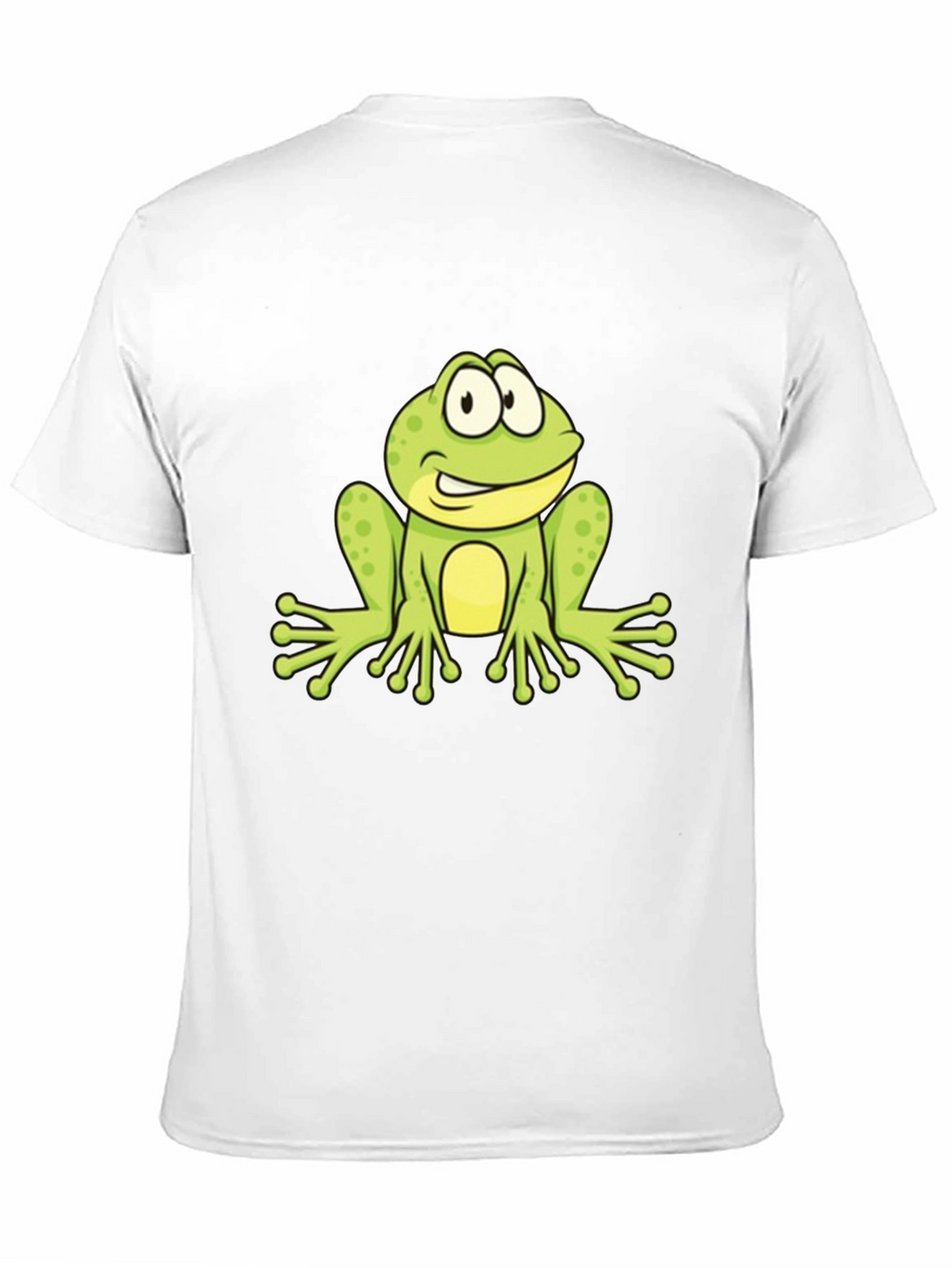 Frog Graphic Black T-Shirt - Fun Cartoon Design