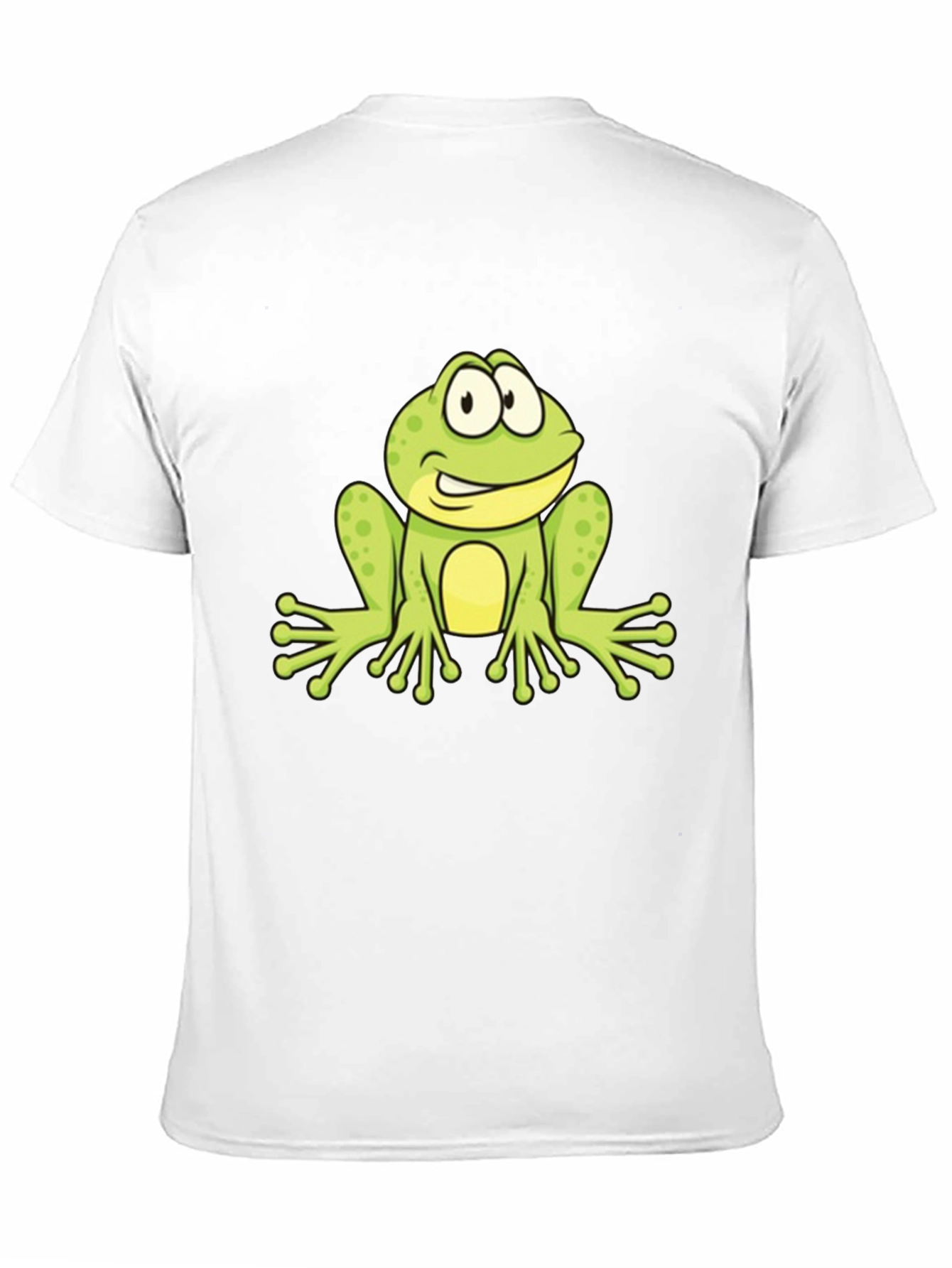 Frog Graphic Black T-Shirt - Fun Cartoon Design