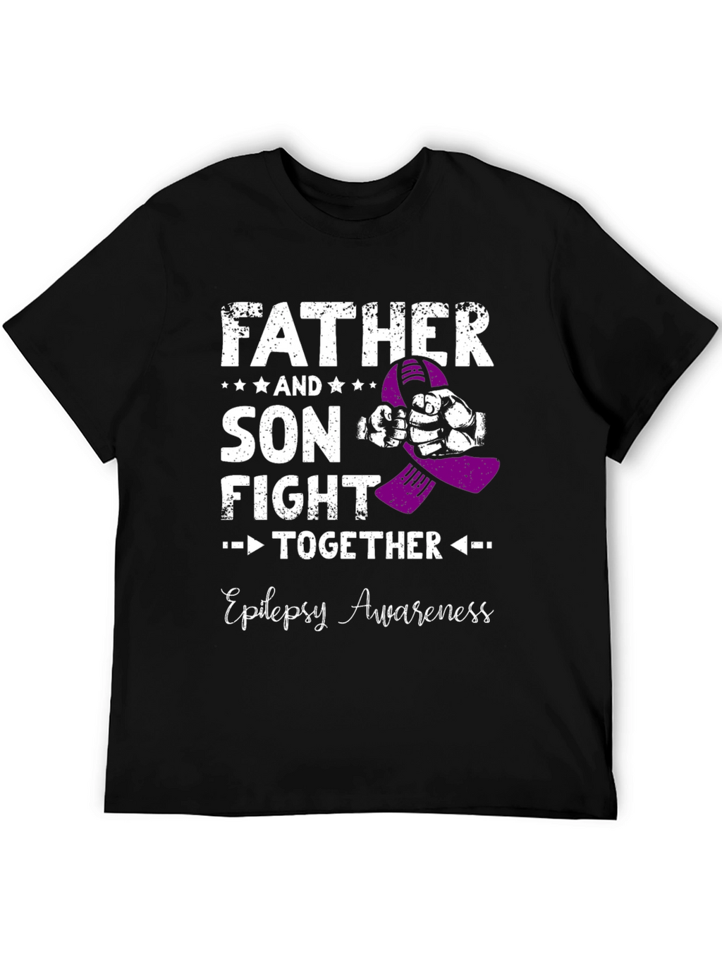 Father and Son Epilepsy Awareness T-Shirt