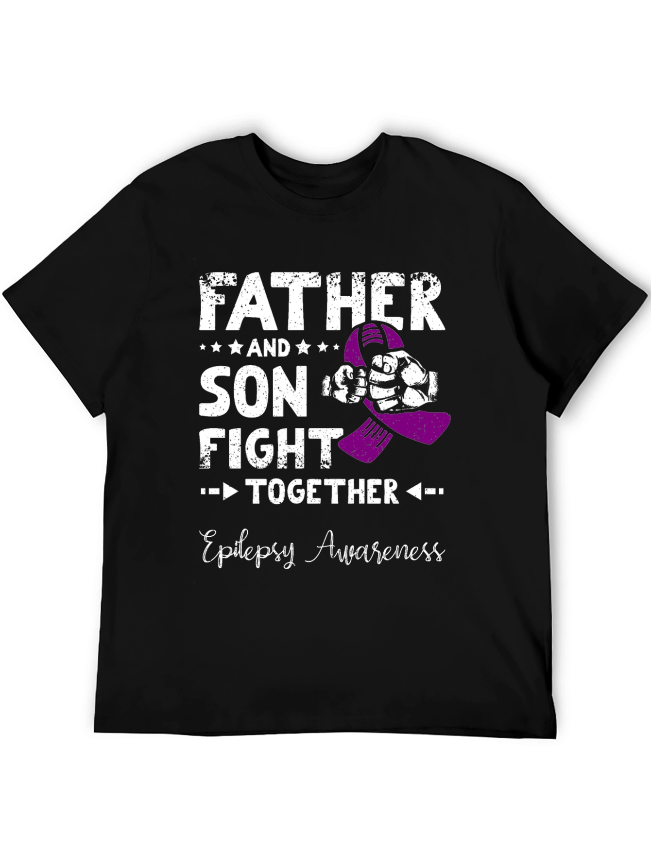 Father and Son Epilepsy Awareness T-Shirt
