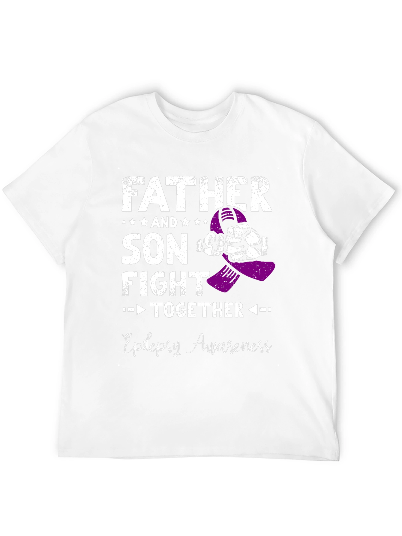 Father and Son Epilepsy Awareness T-Shirt