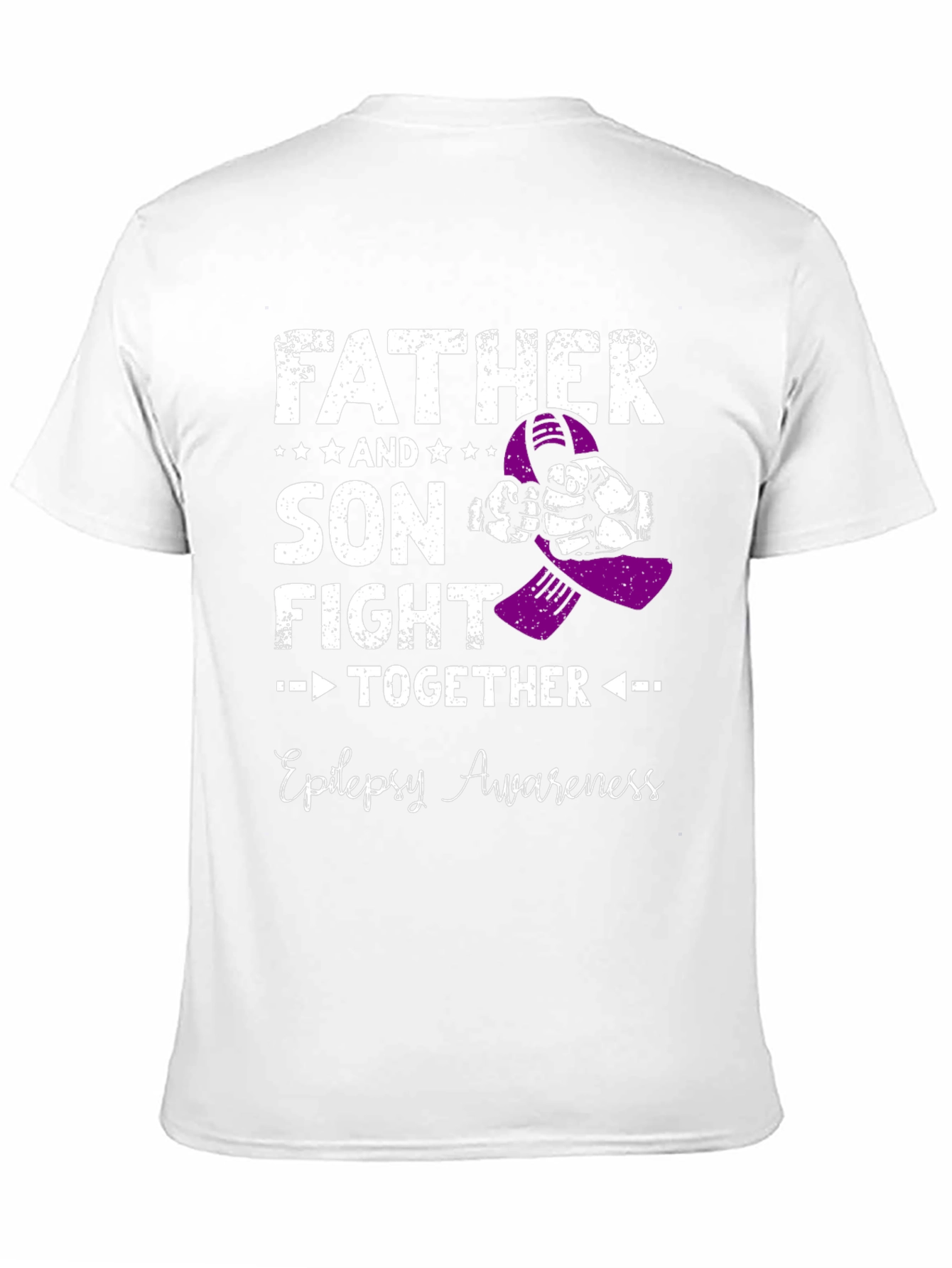 Father and Son Epilepsy Awareness T-Shirt