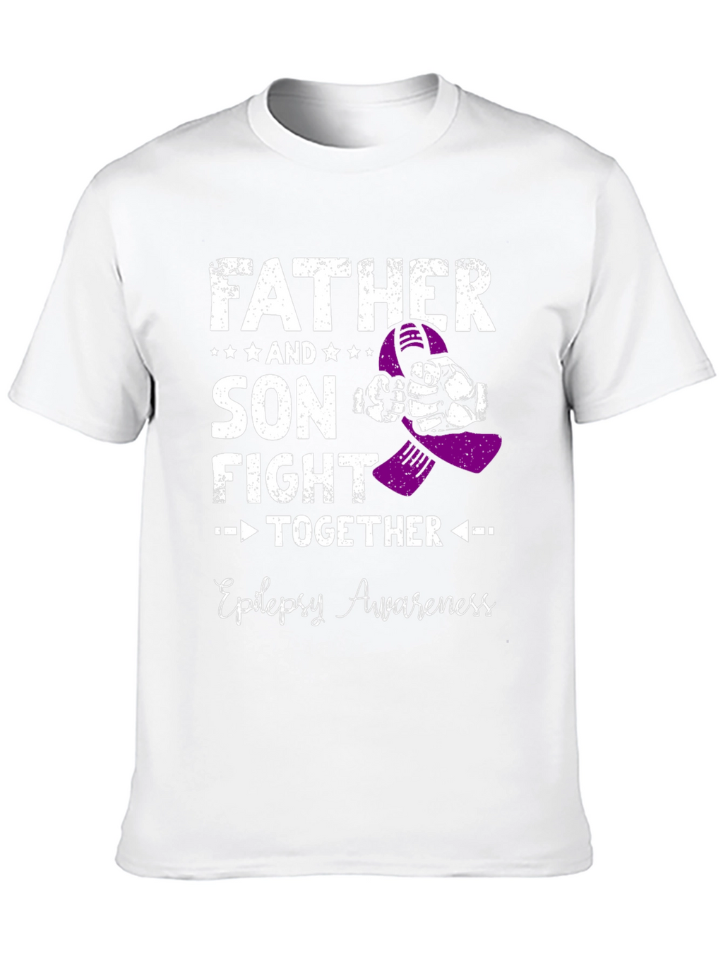 Father and Son Epilepsy Awareness T-Shirt