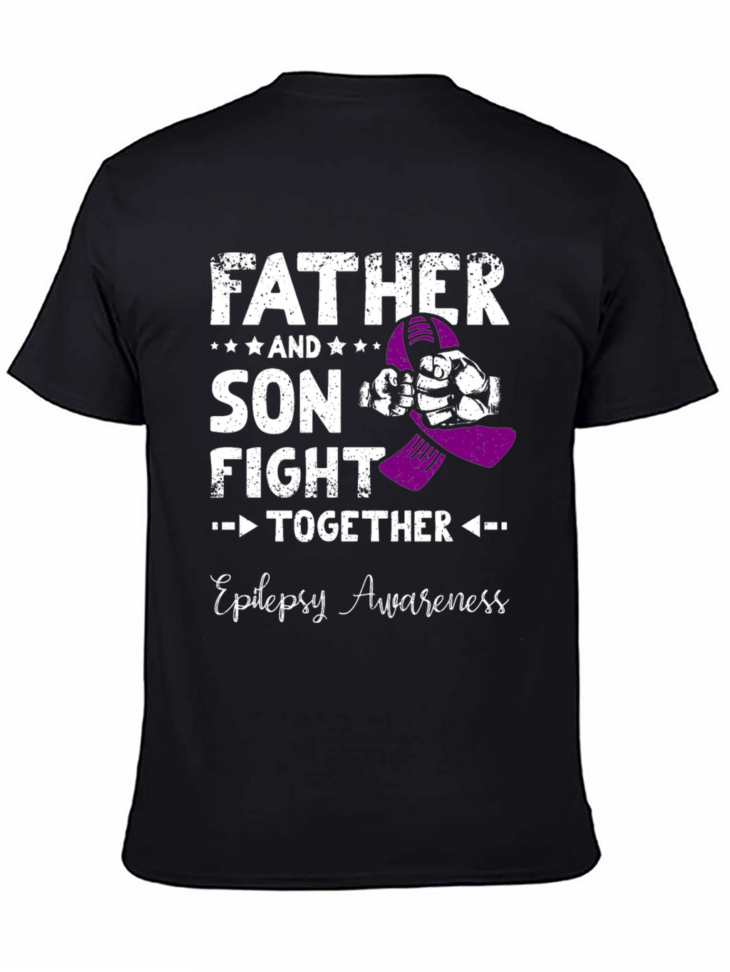 Father and Son Epilepsy Awareness T-Shirt