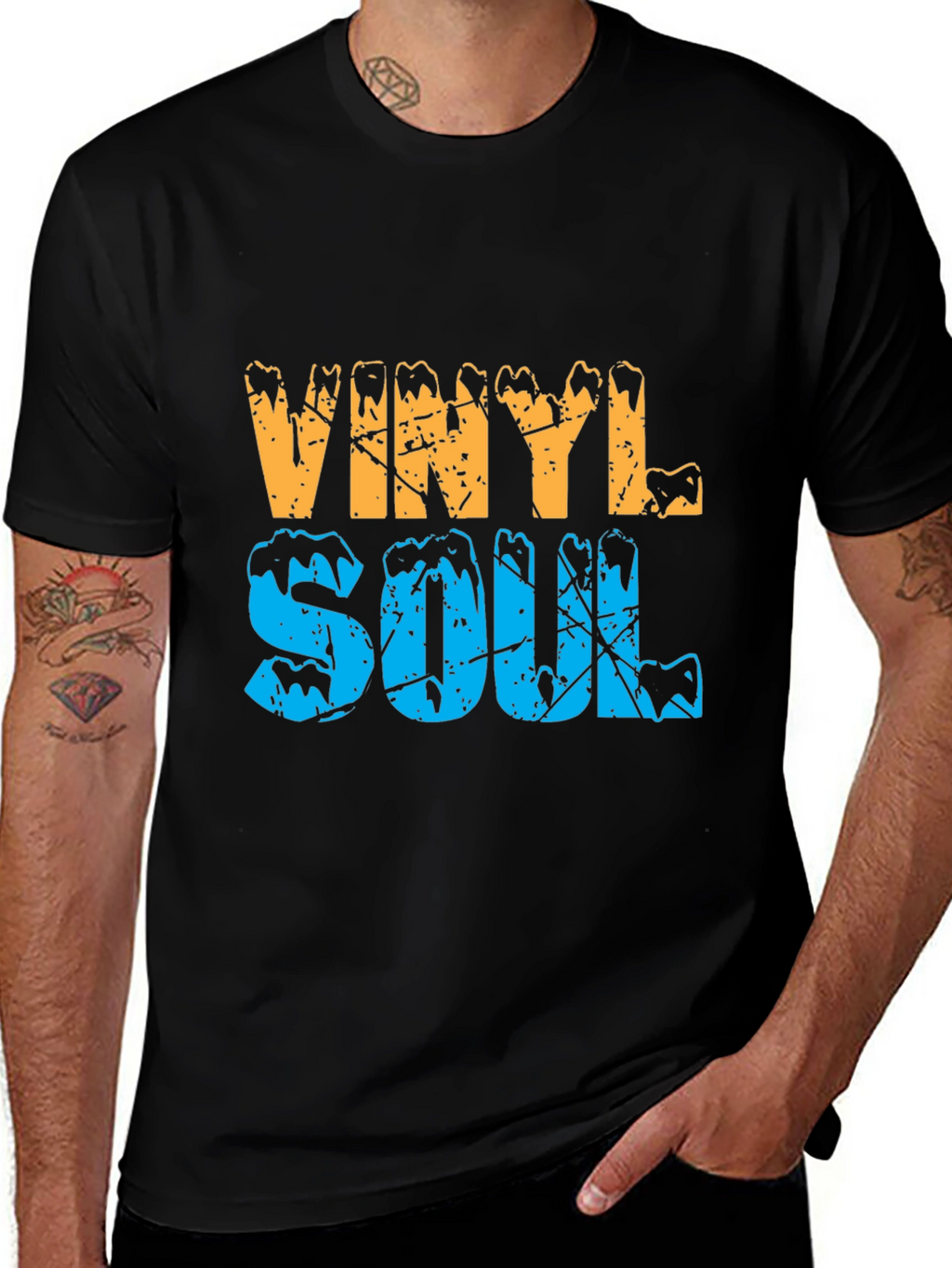 Vinyl Soul Graphic T-Shirt
